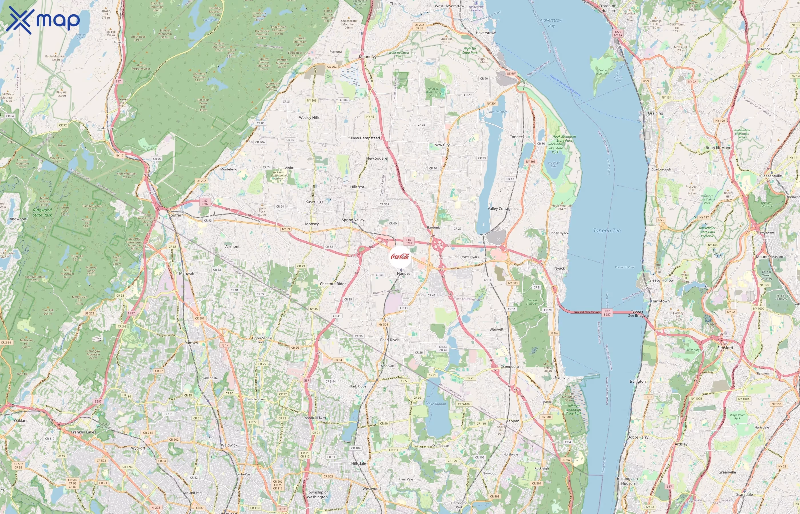 Coca-Cola area coverage