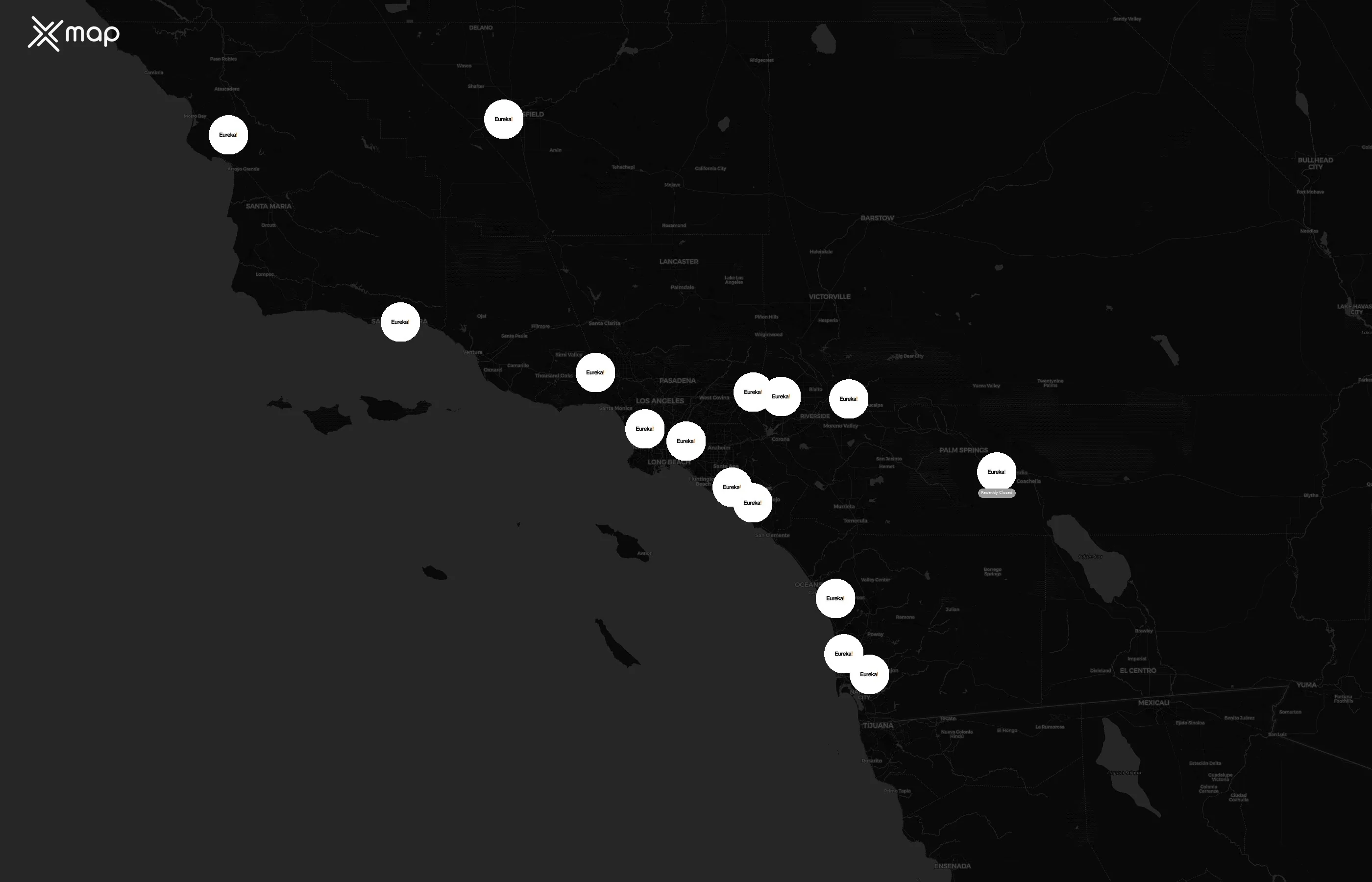 Eureka! city distribution