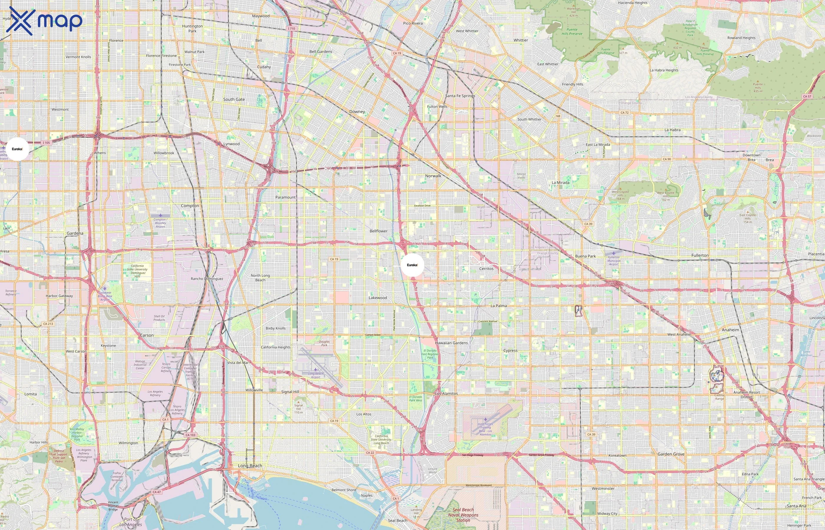 Eureka! area coverage