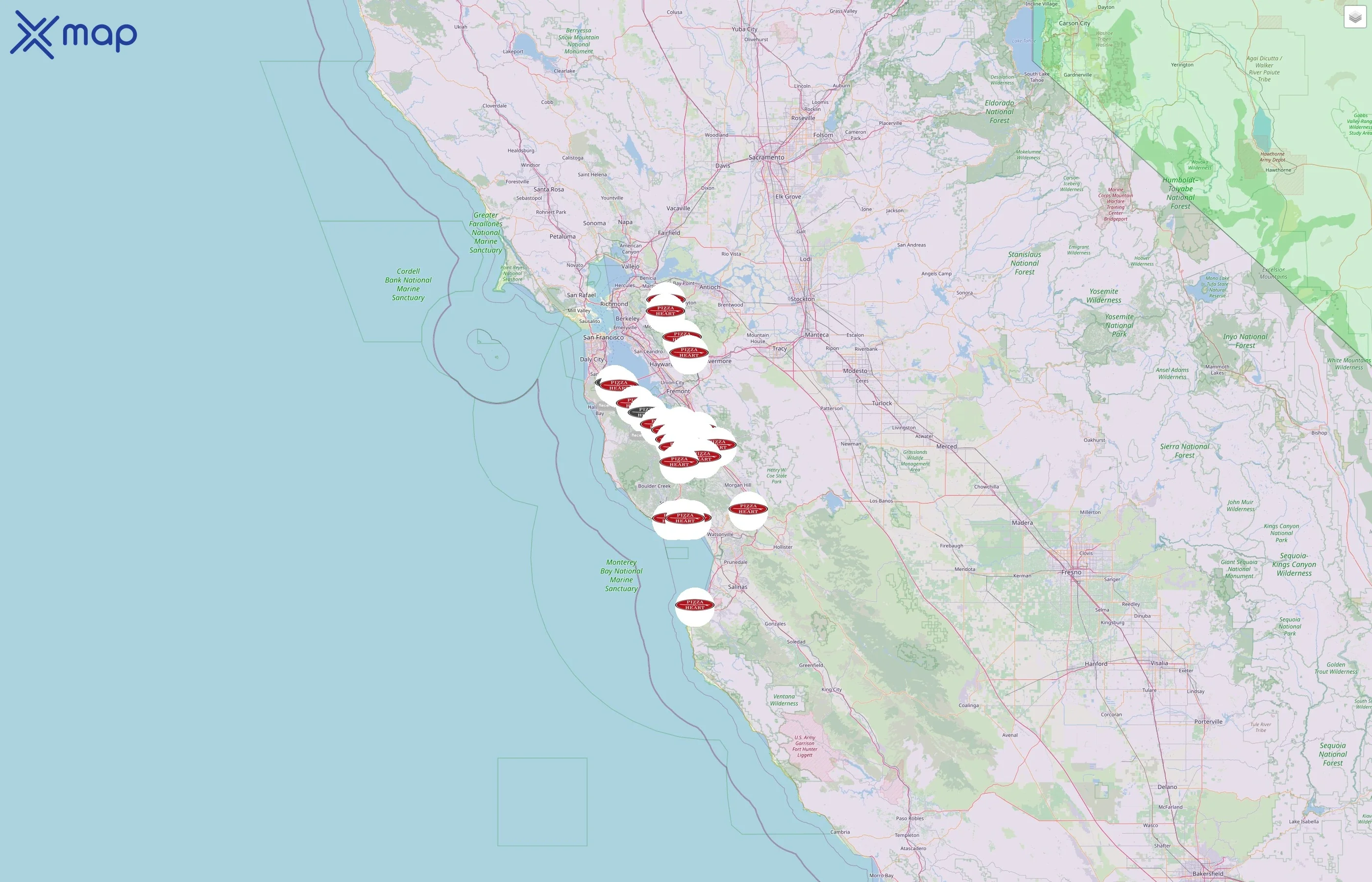 Pizza My Heart street hotspots