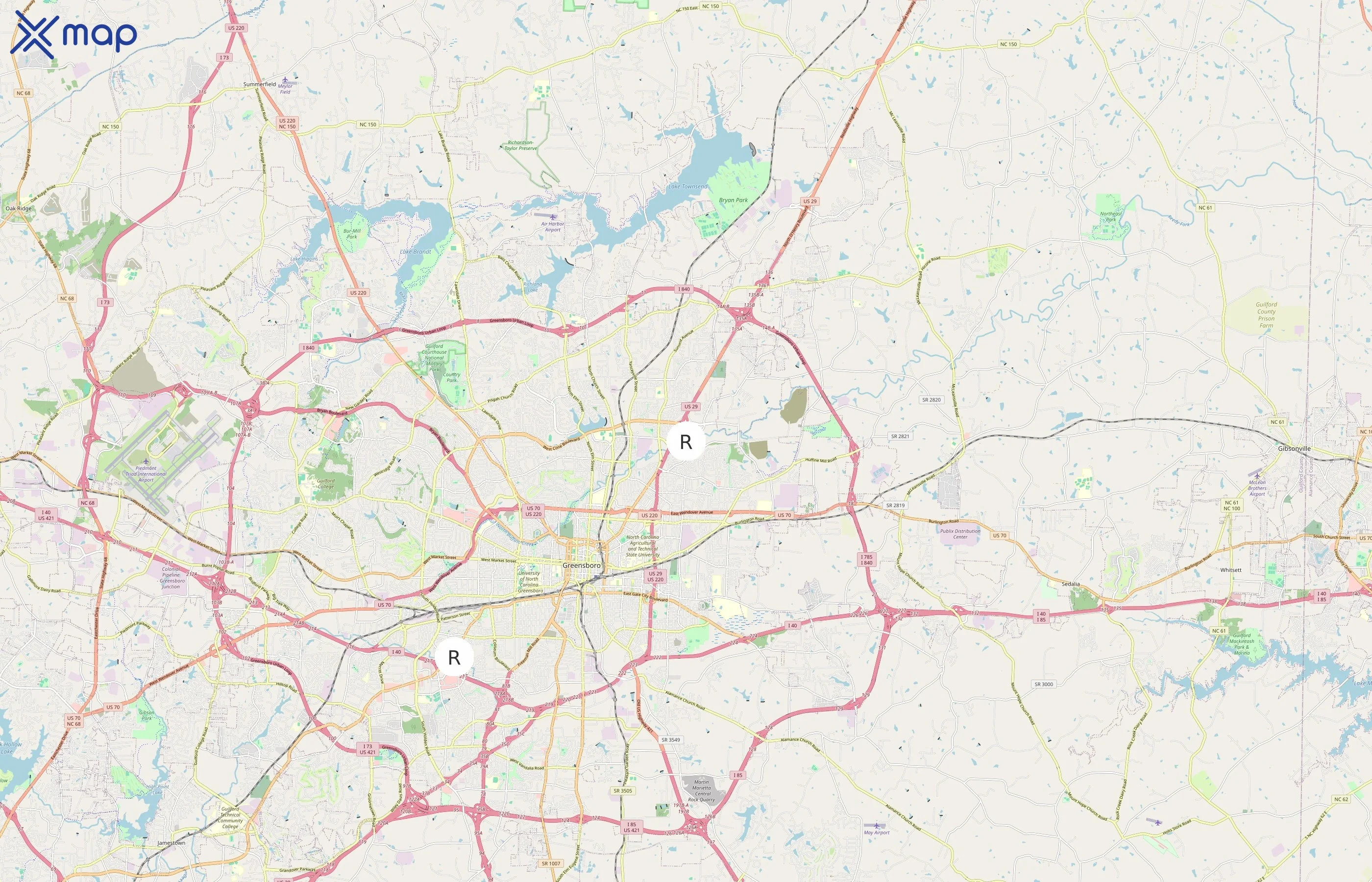 Red Crab Juicy Seafood area coverage