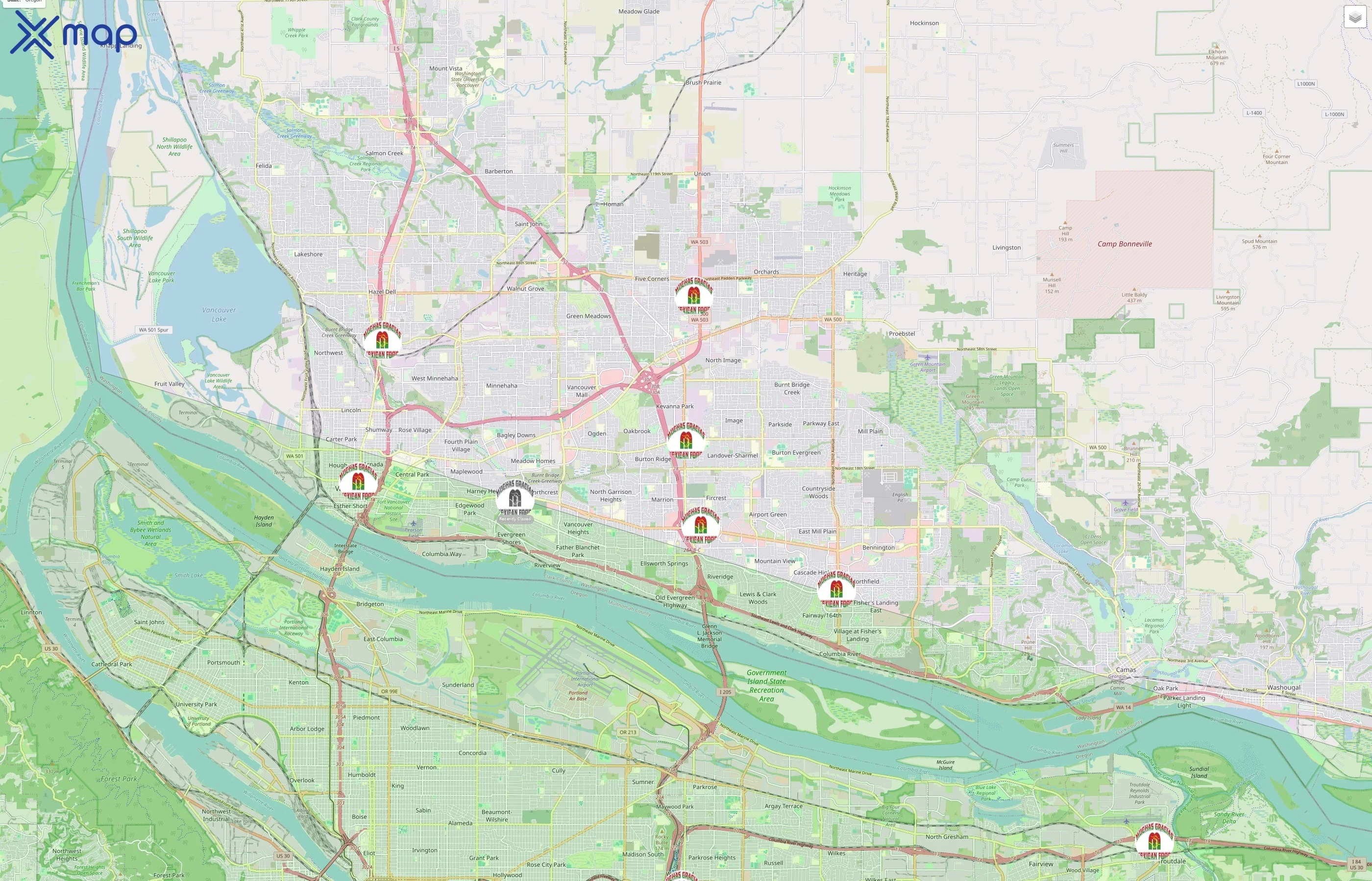 Muchas Gracias Mexican Food traffic data