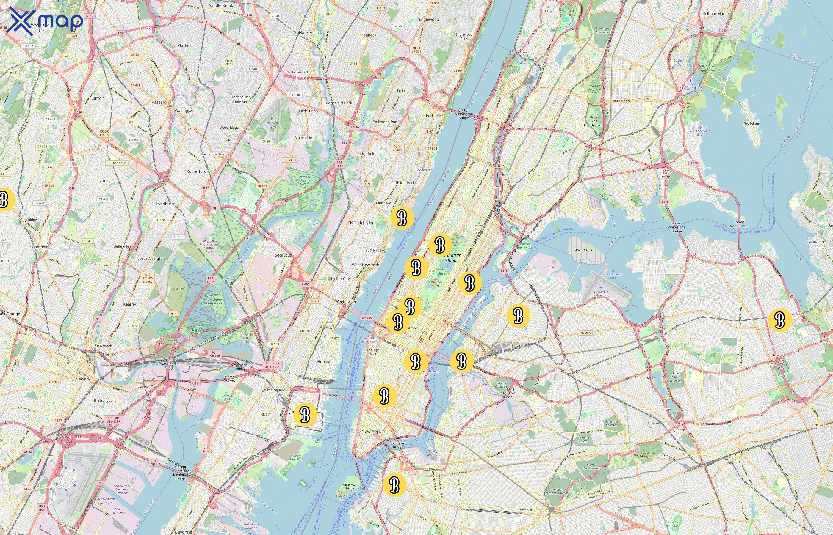 Bareburger area coverage