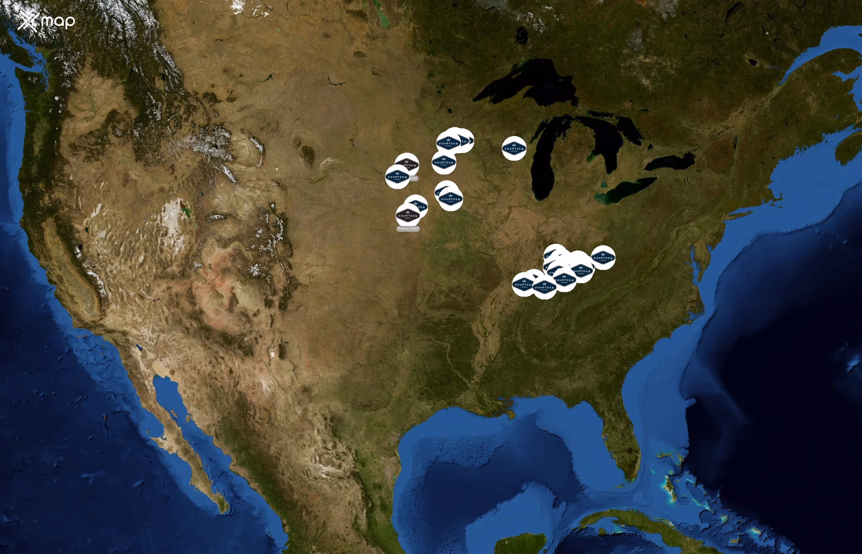 Fourteen Foods state distribution