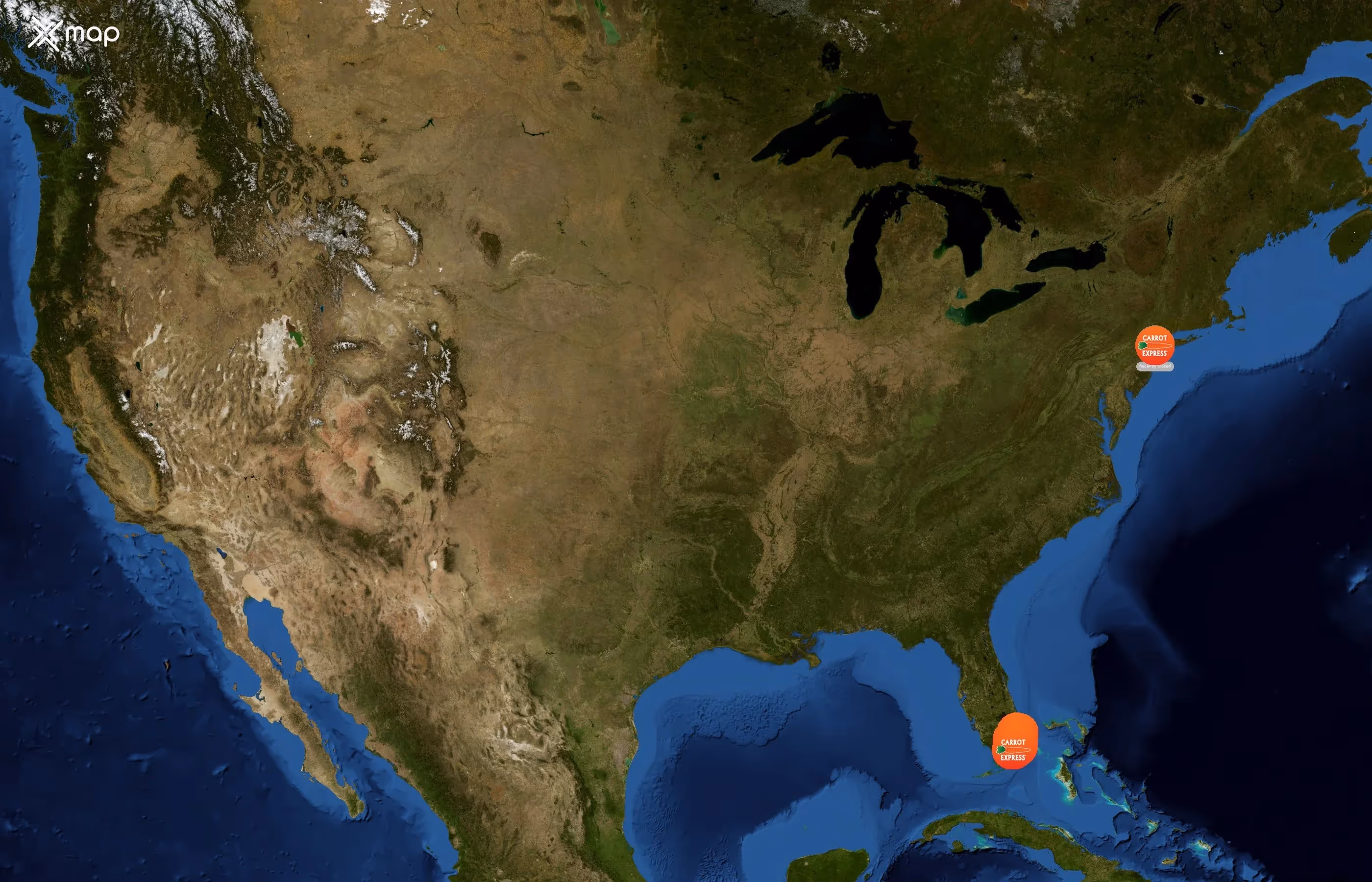 Carrot Express state distribution