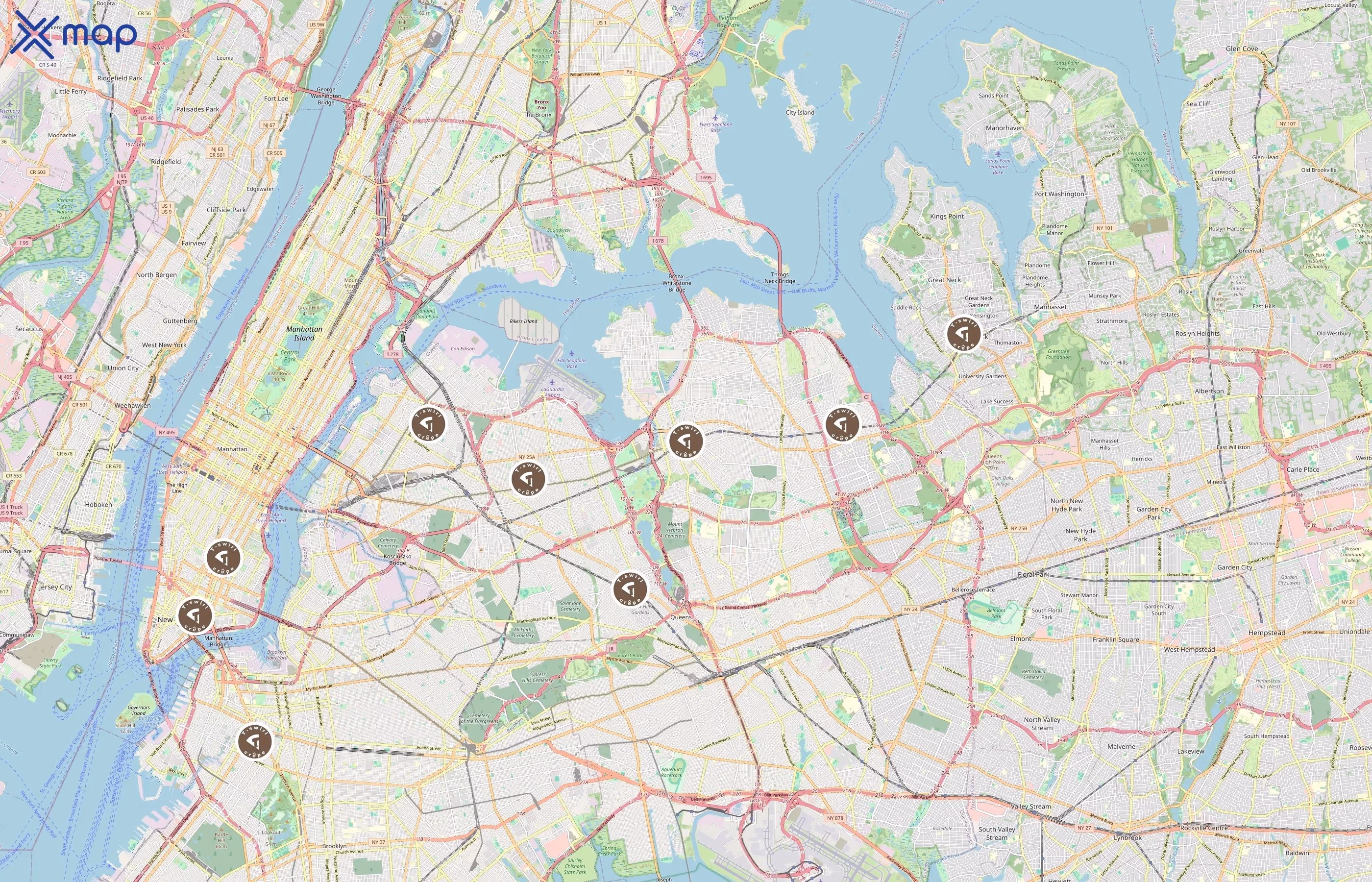 T-Swirl Crepe area coverage