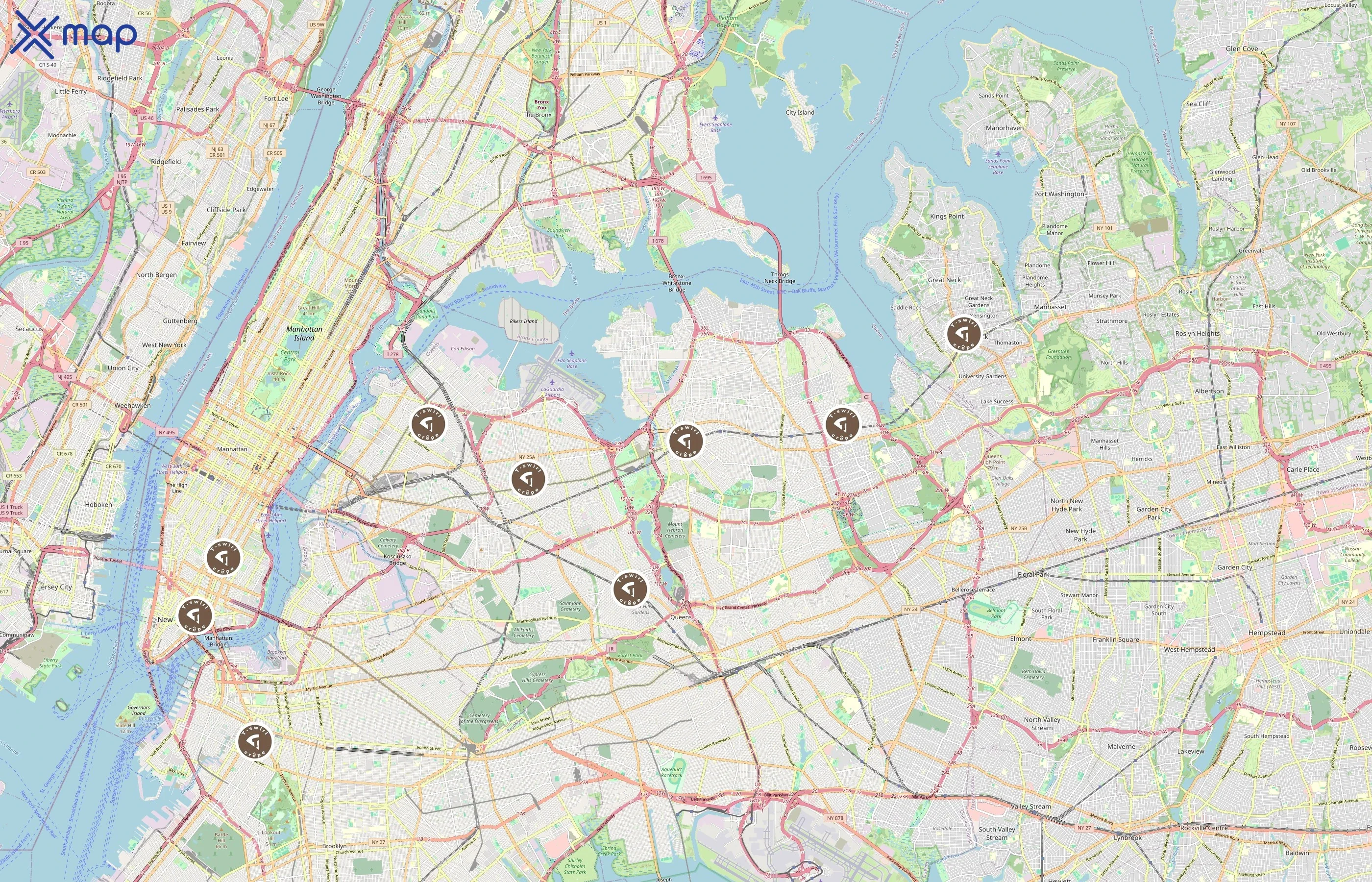 T-Swirl Crepe area coverage