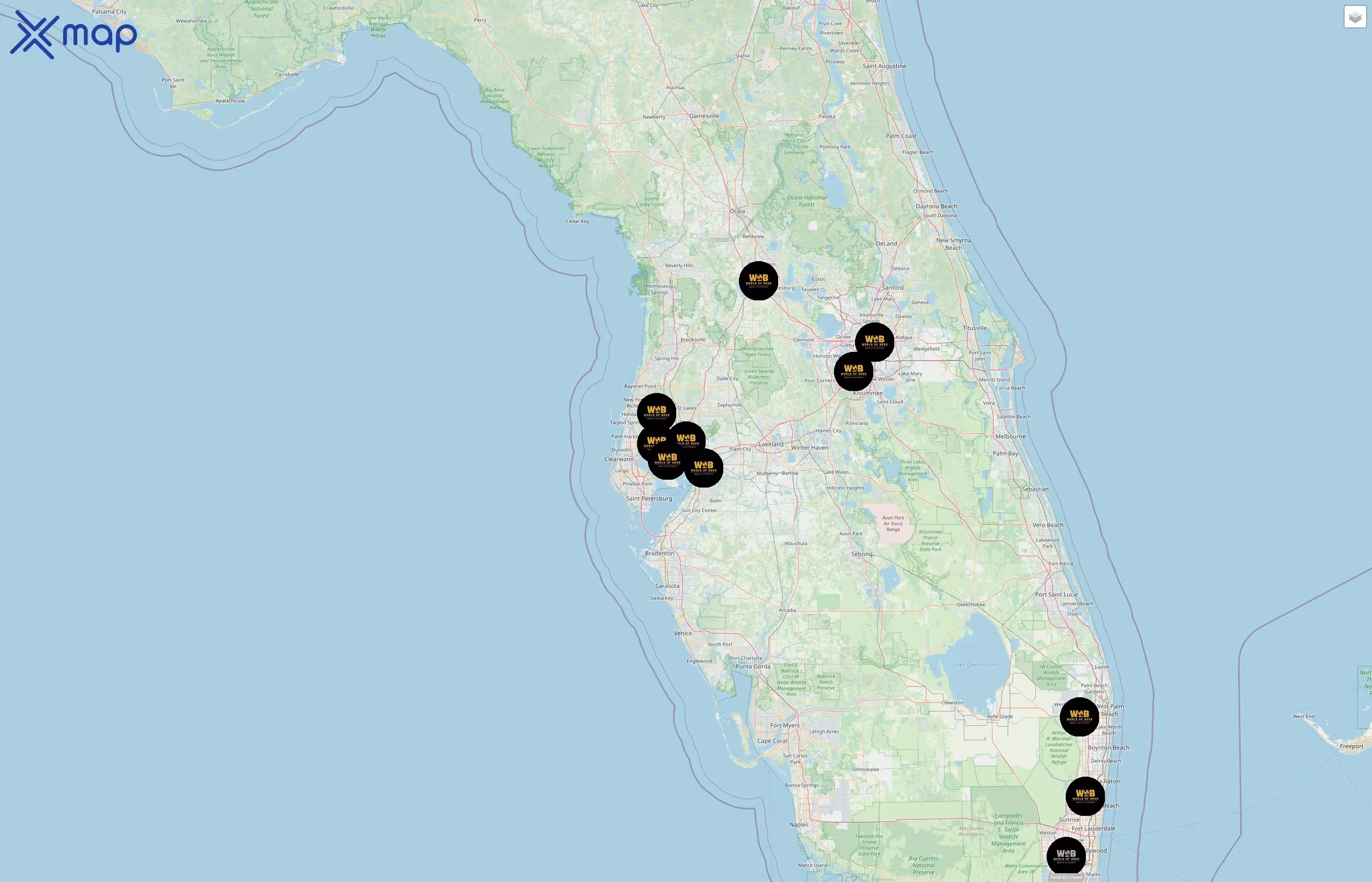 World of Beer street hotspots