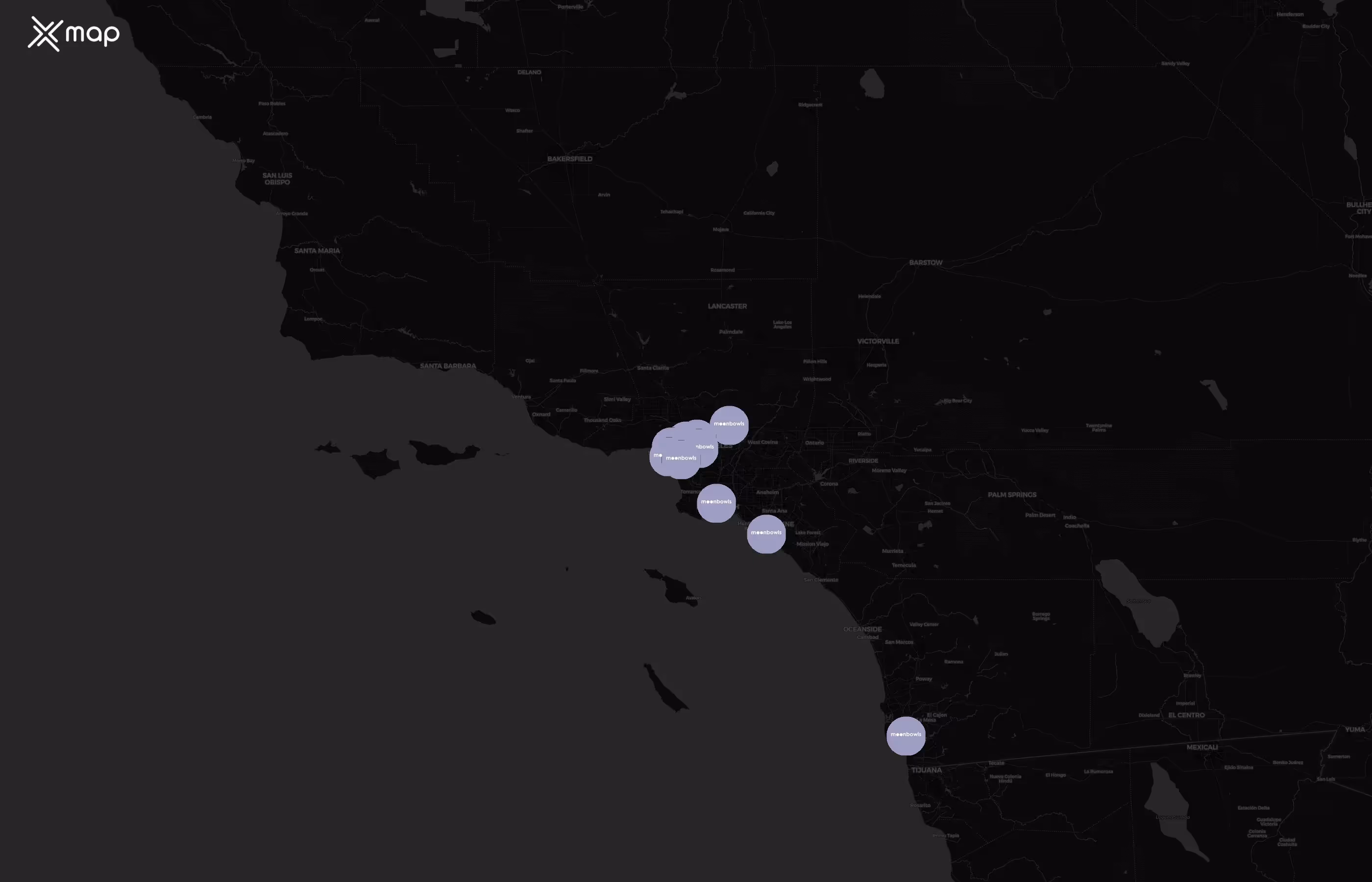 Moonbowls city distribution