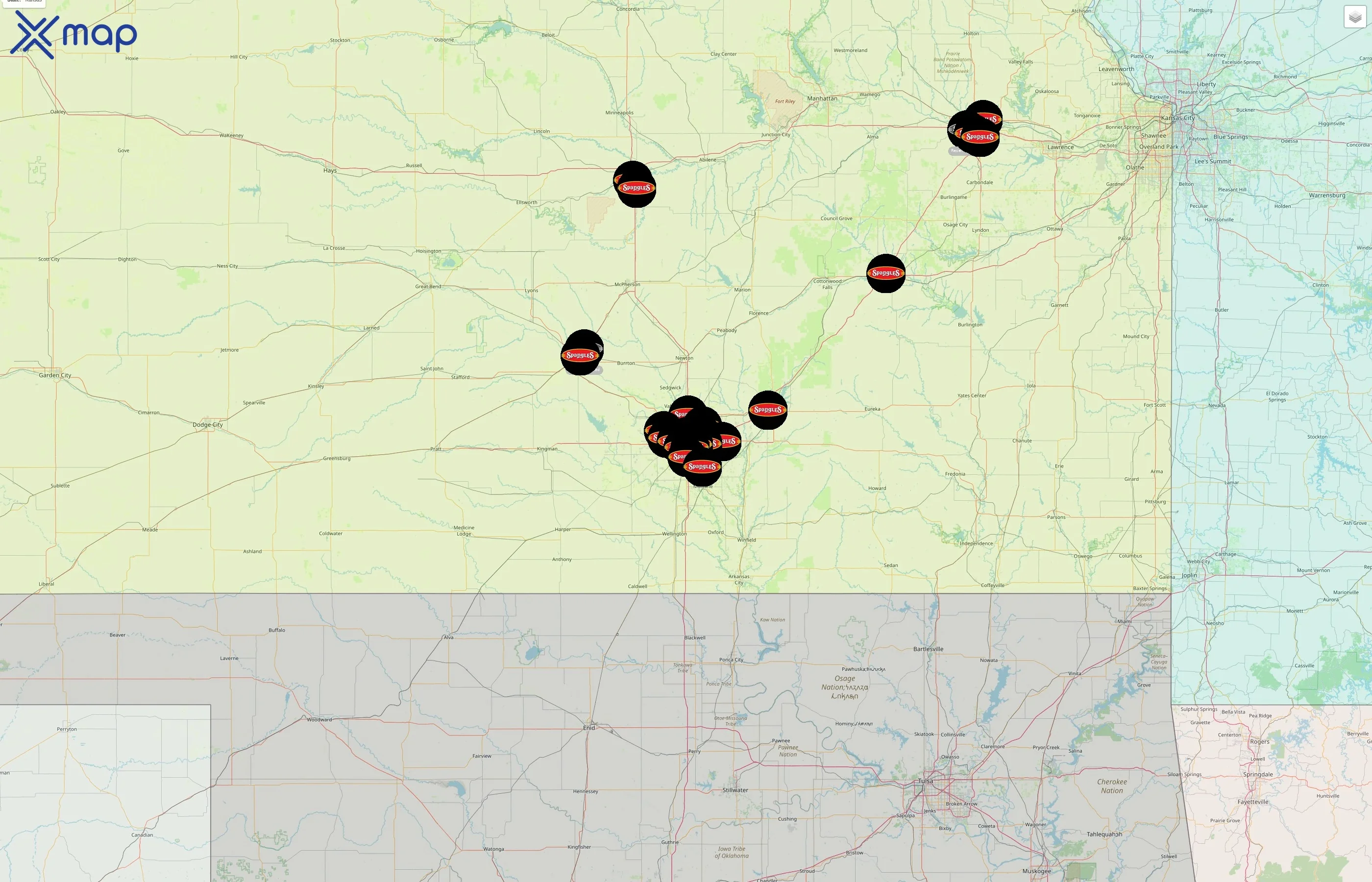 Spangles street hotspots