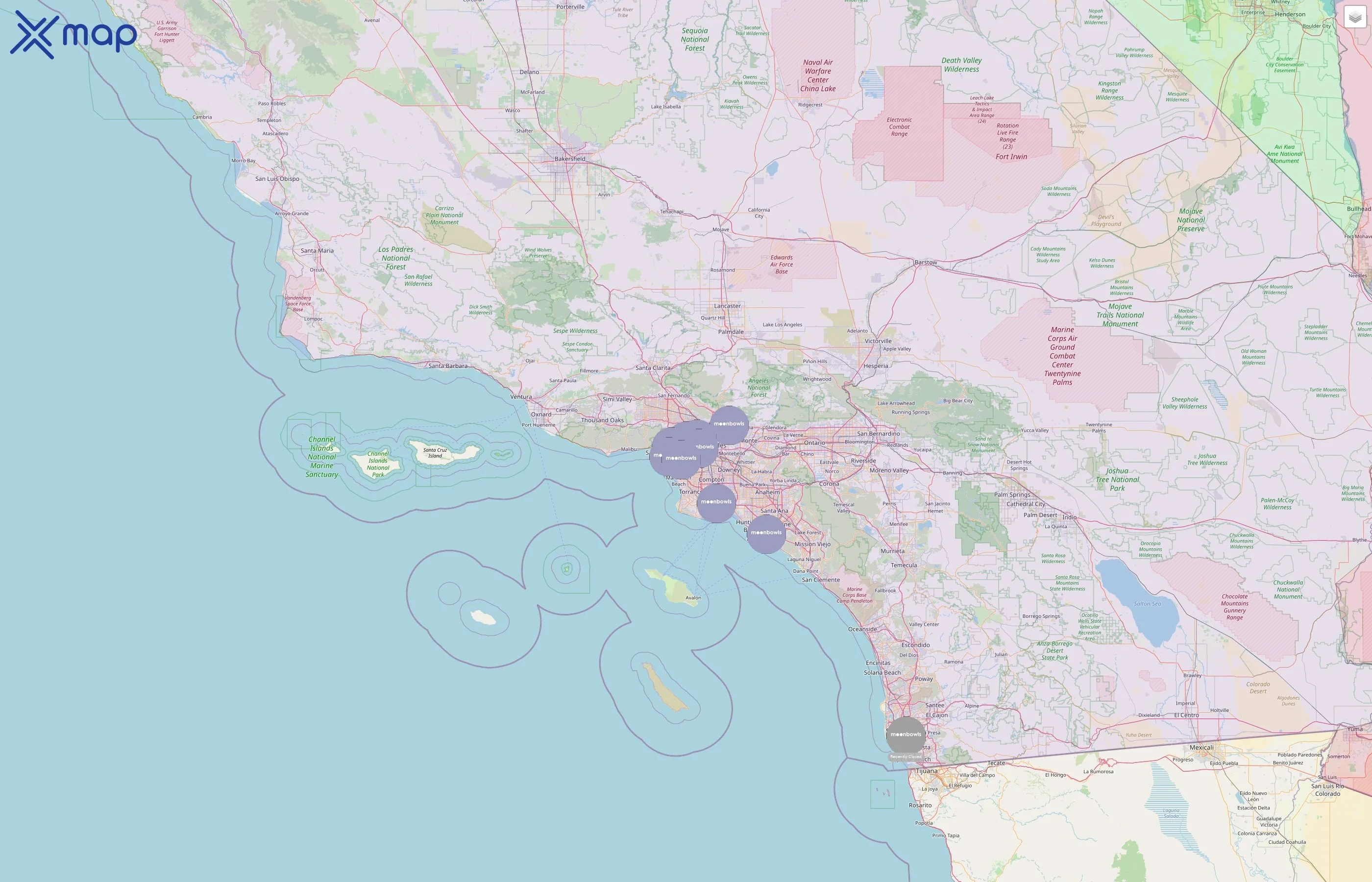 Moonbowls street hotspots