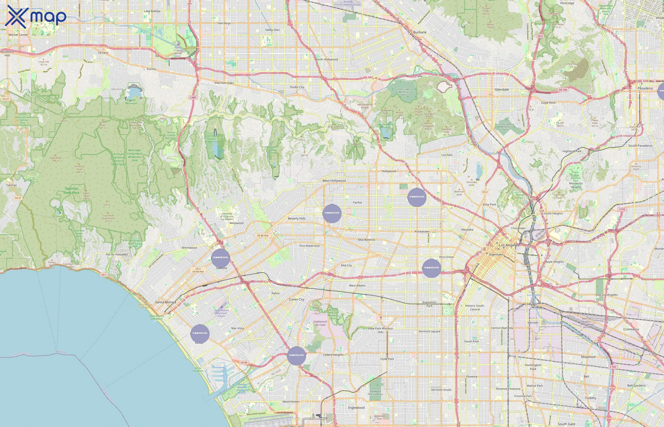 Moonbowls area coverage