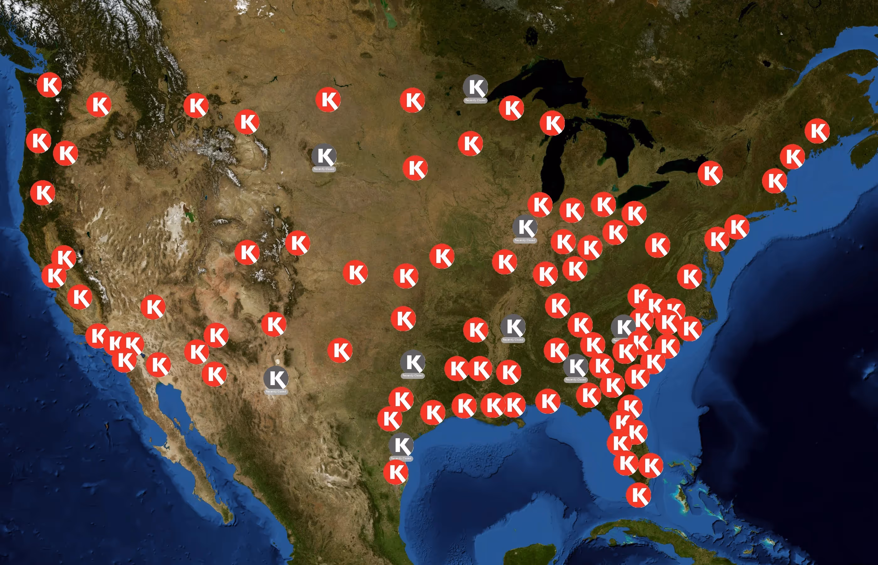 Circle K state distribution