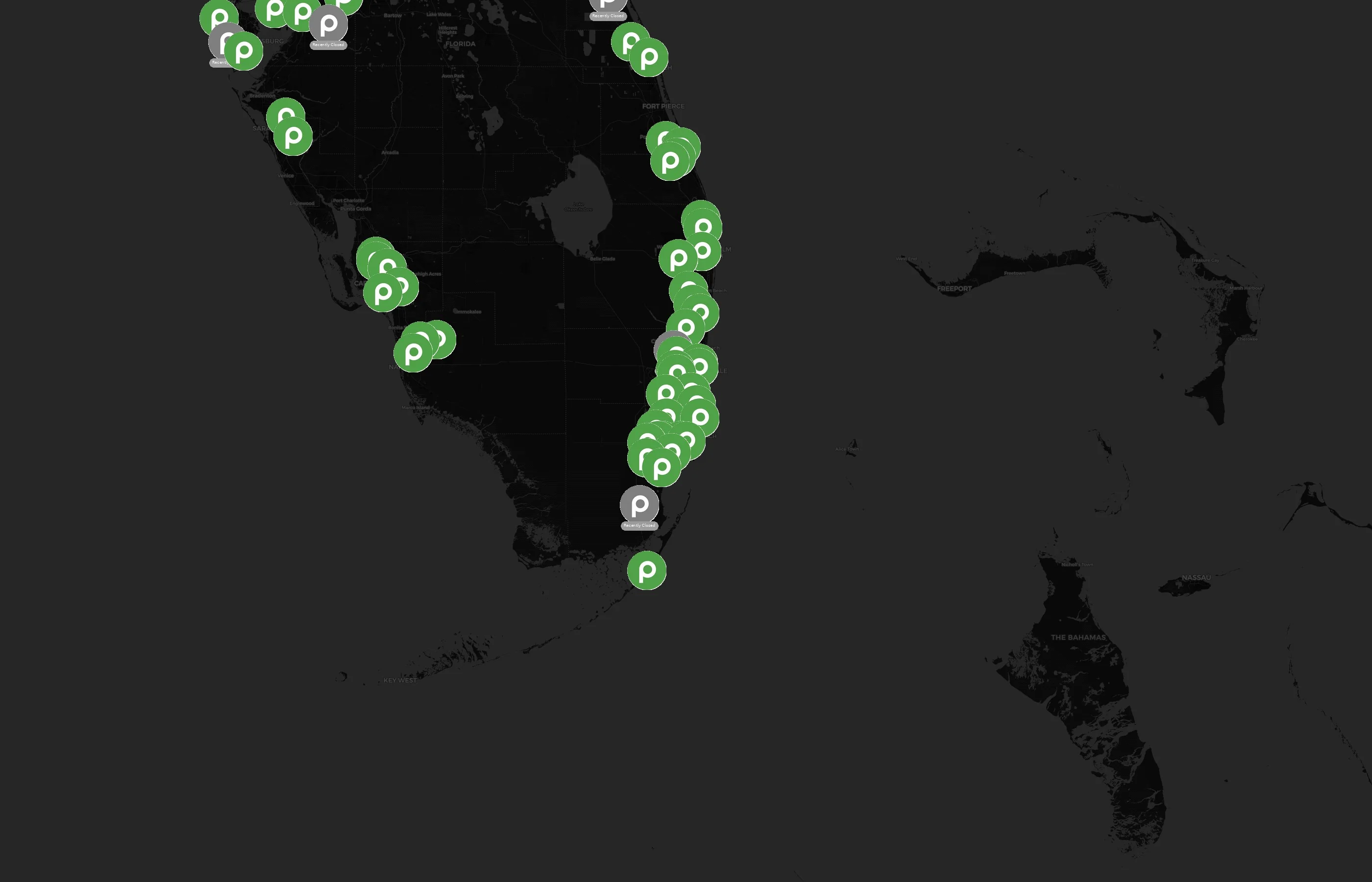 Publix city distribution