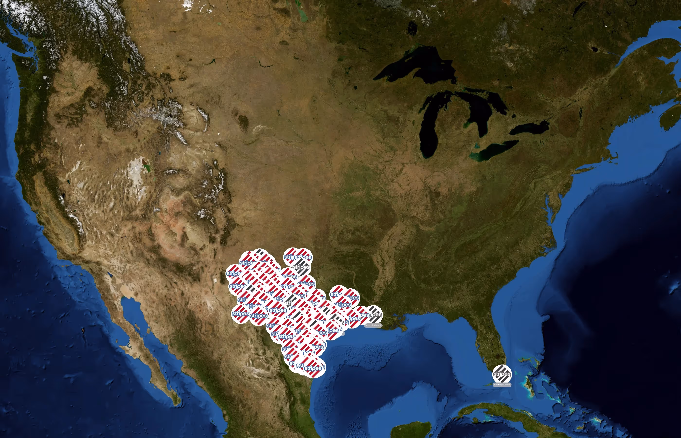 Stripes state distribution