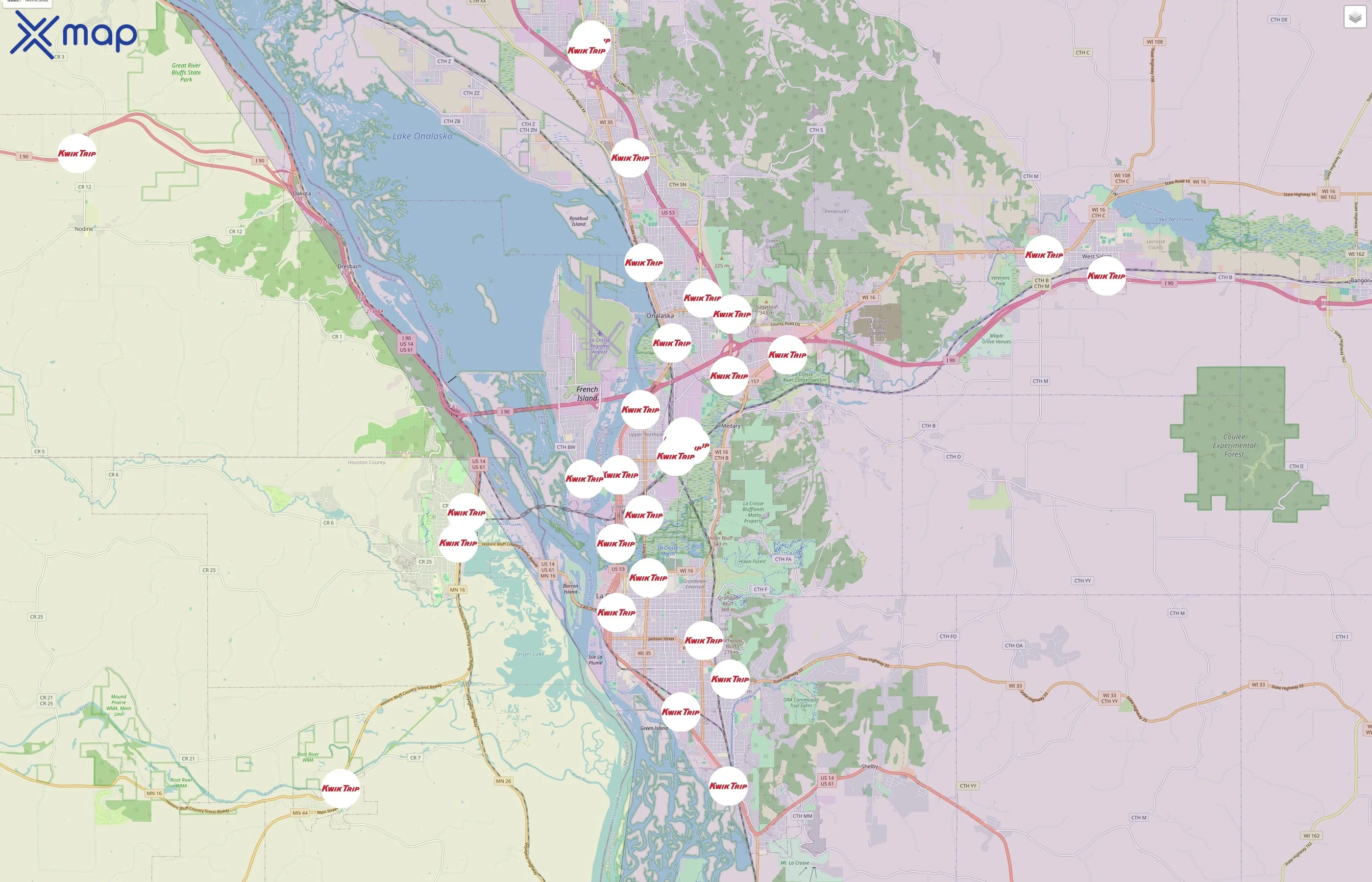 Kwik Trip traffic data