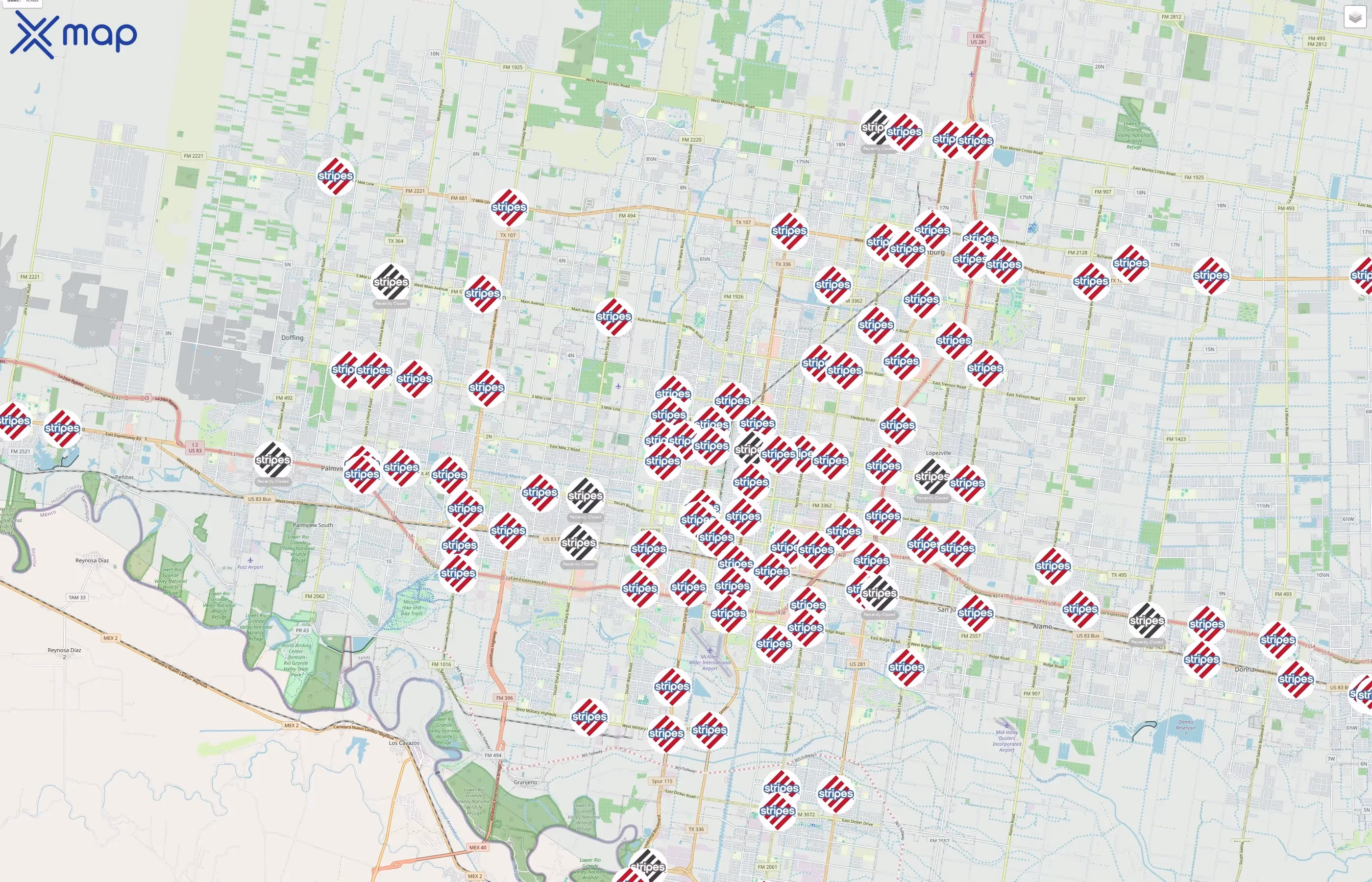 Stripes traffic data