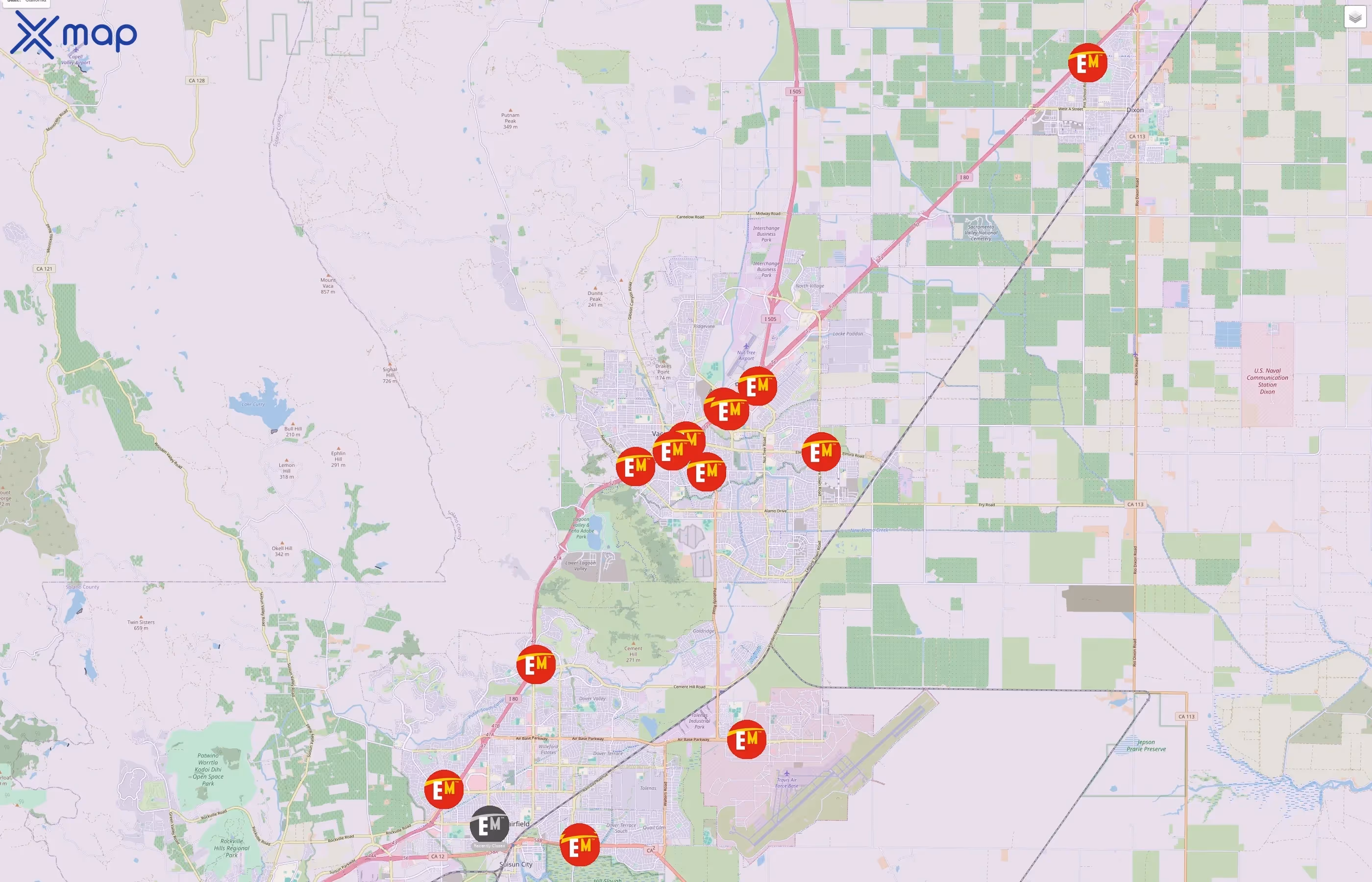 ExtraMile traffic data