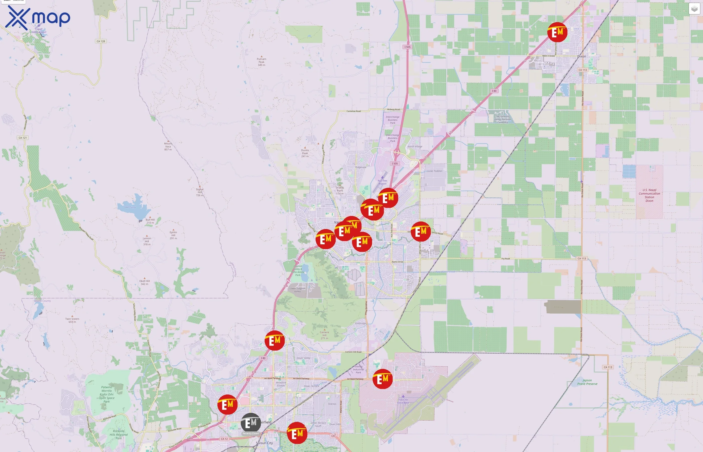 ExtraMile traffic data