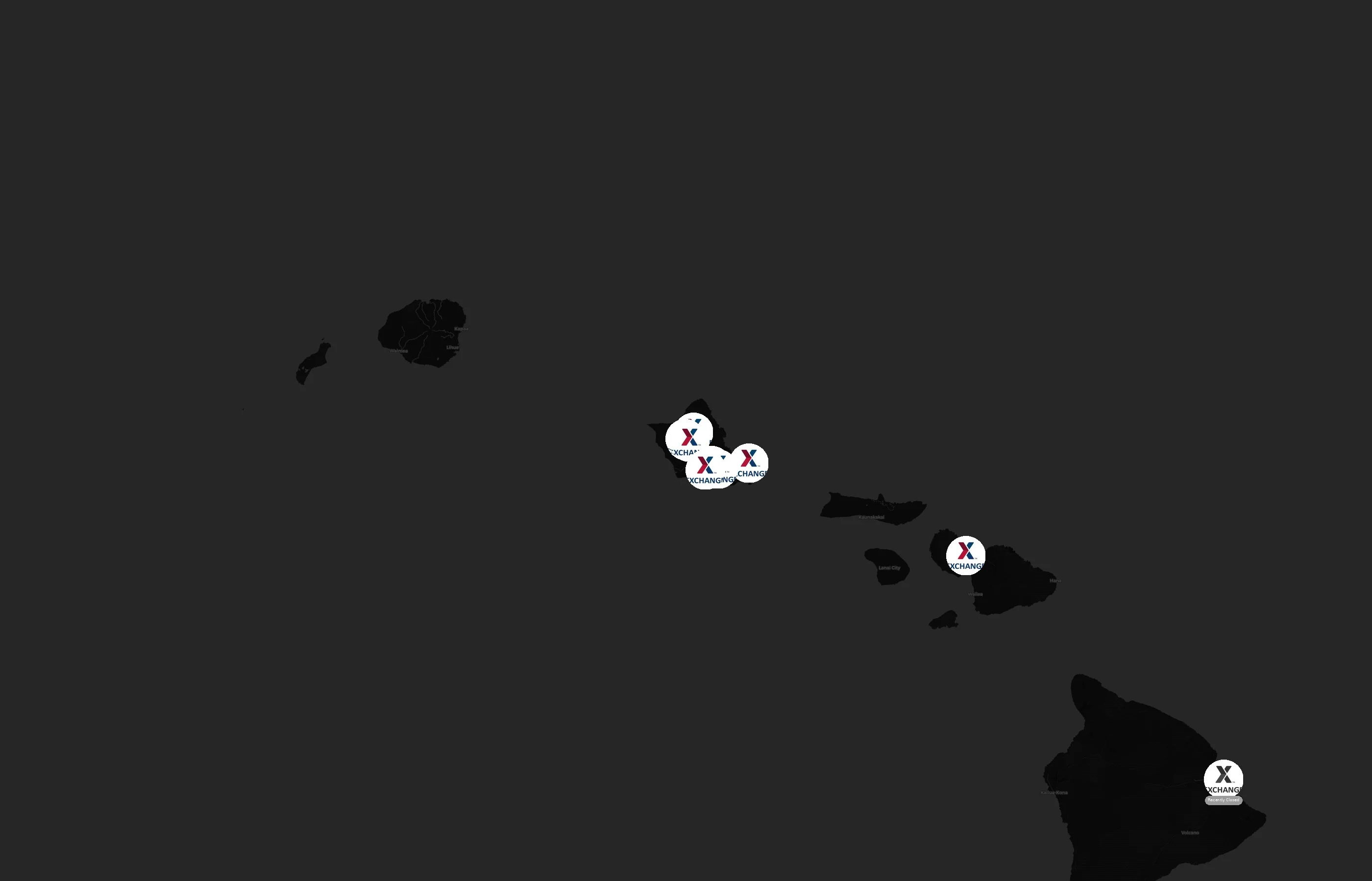 Army & Air Force Exchange Service city distribution