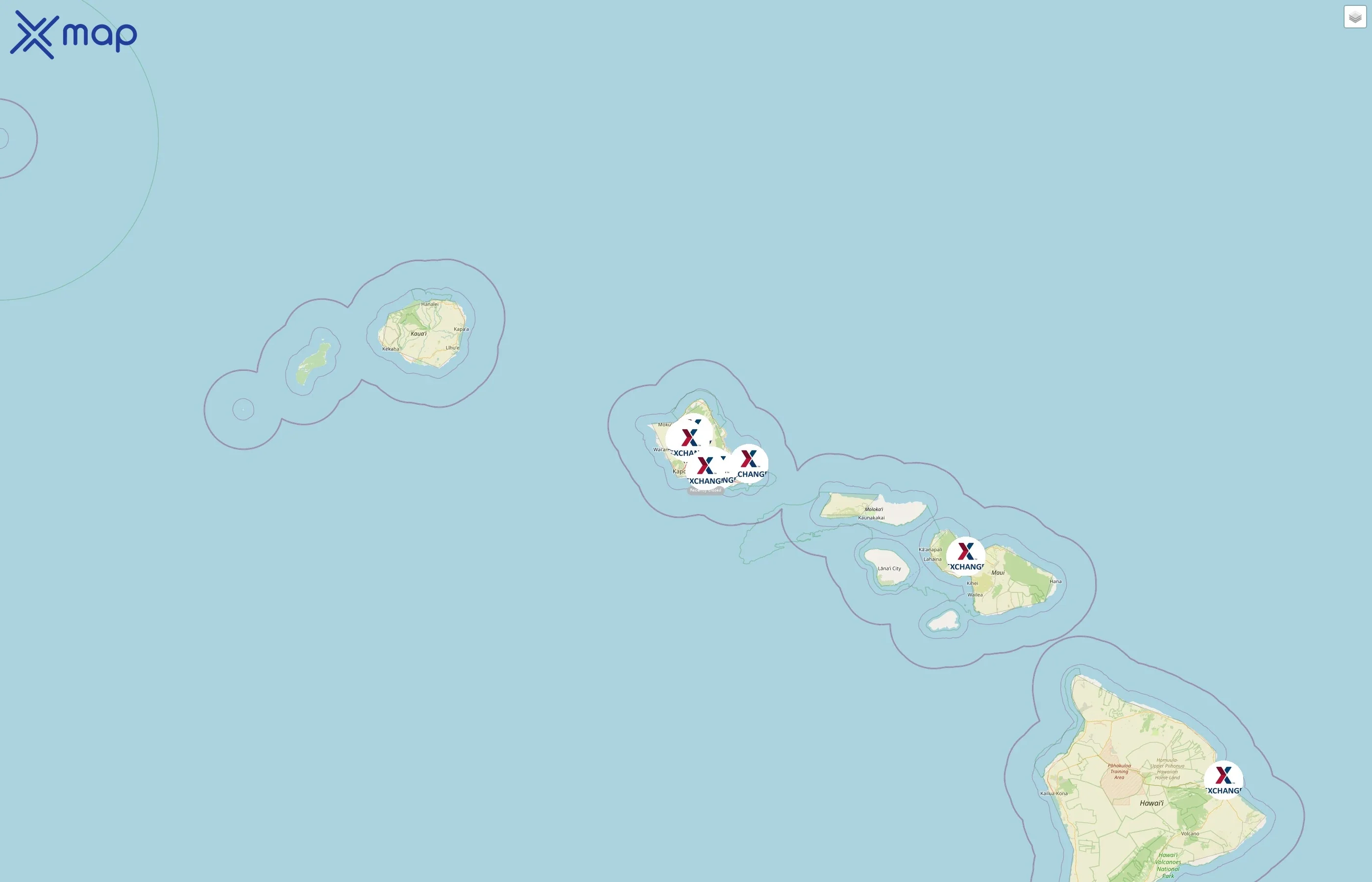 Army & Air Force Exchange Service street hotspots