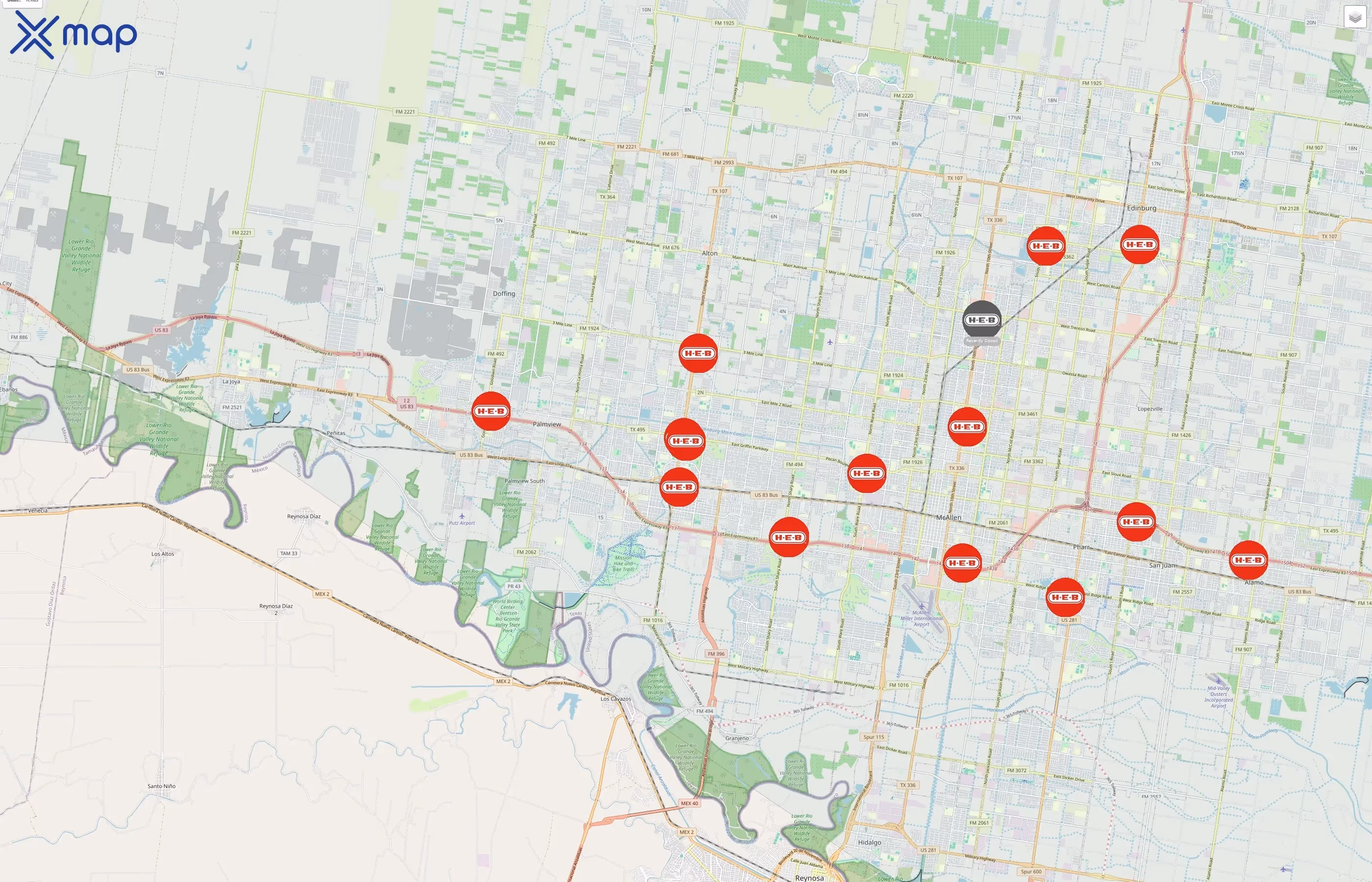 H-E-B traffic data