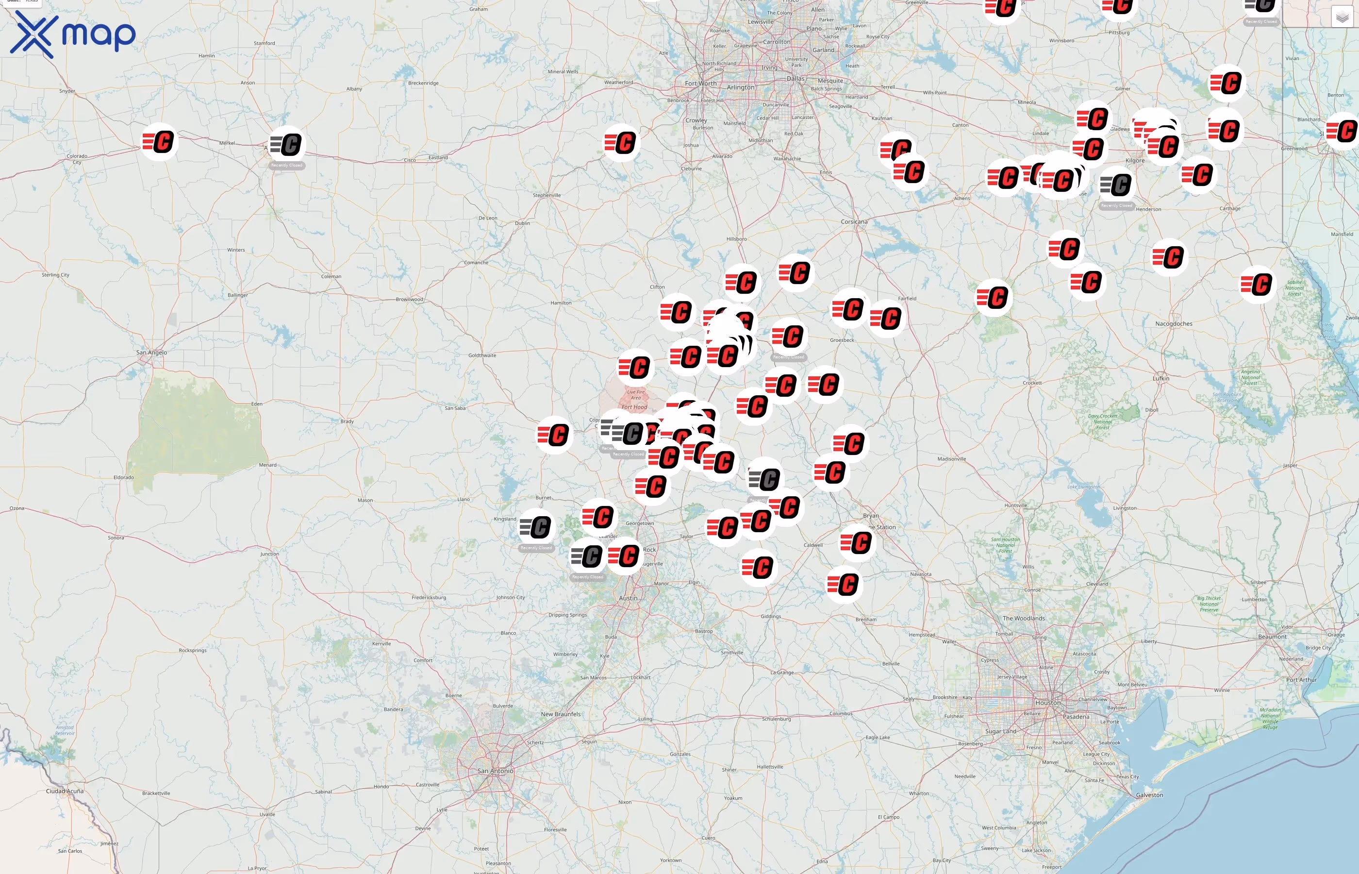 CEFCO street hotspots