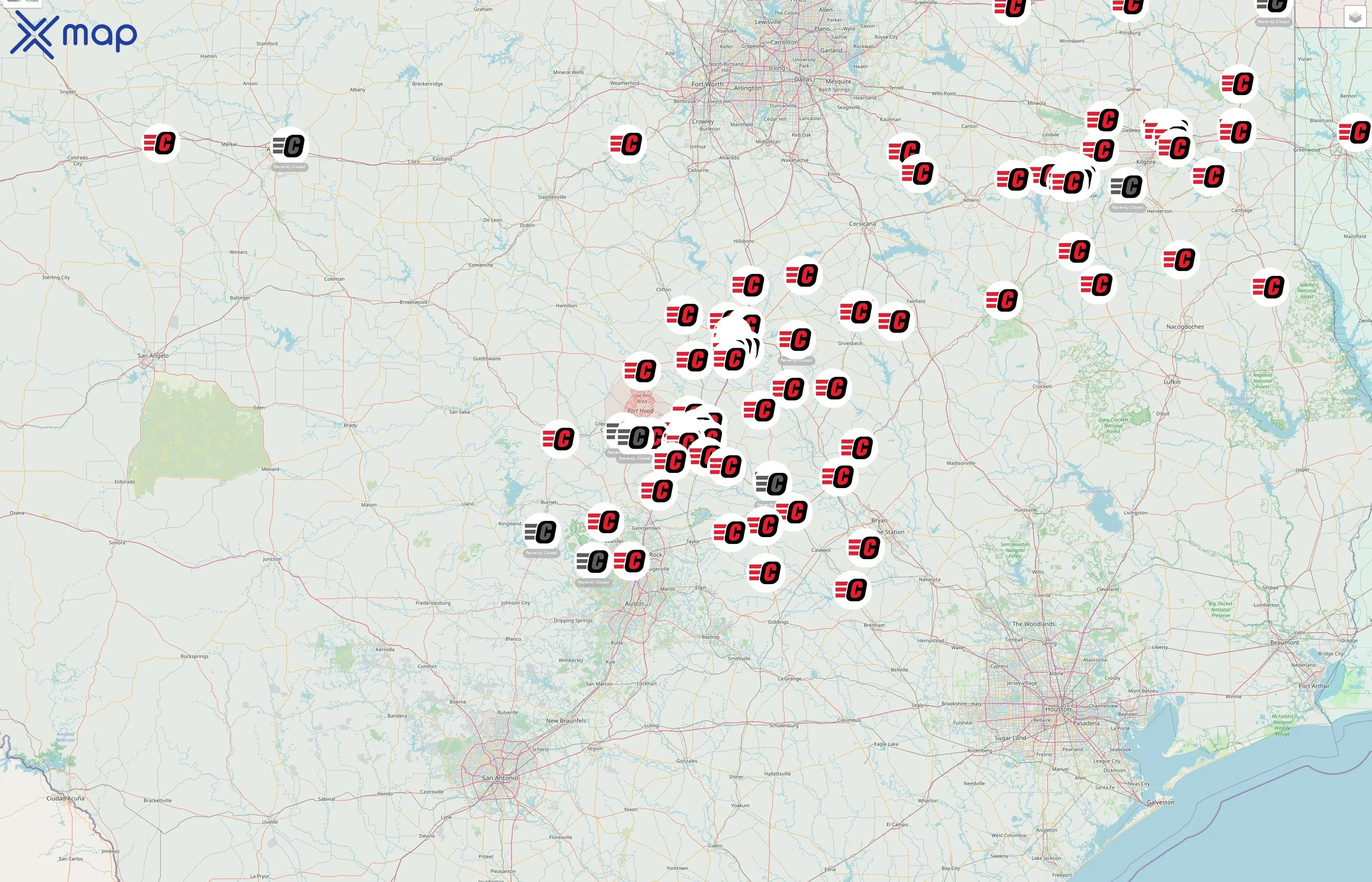 CEFCO street hotspots