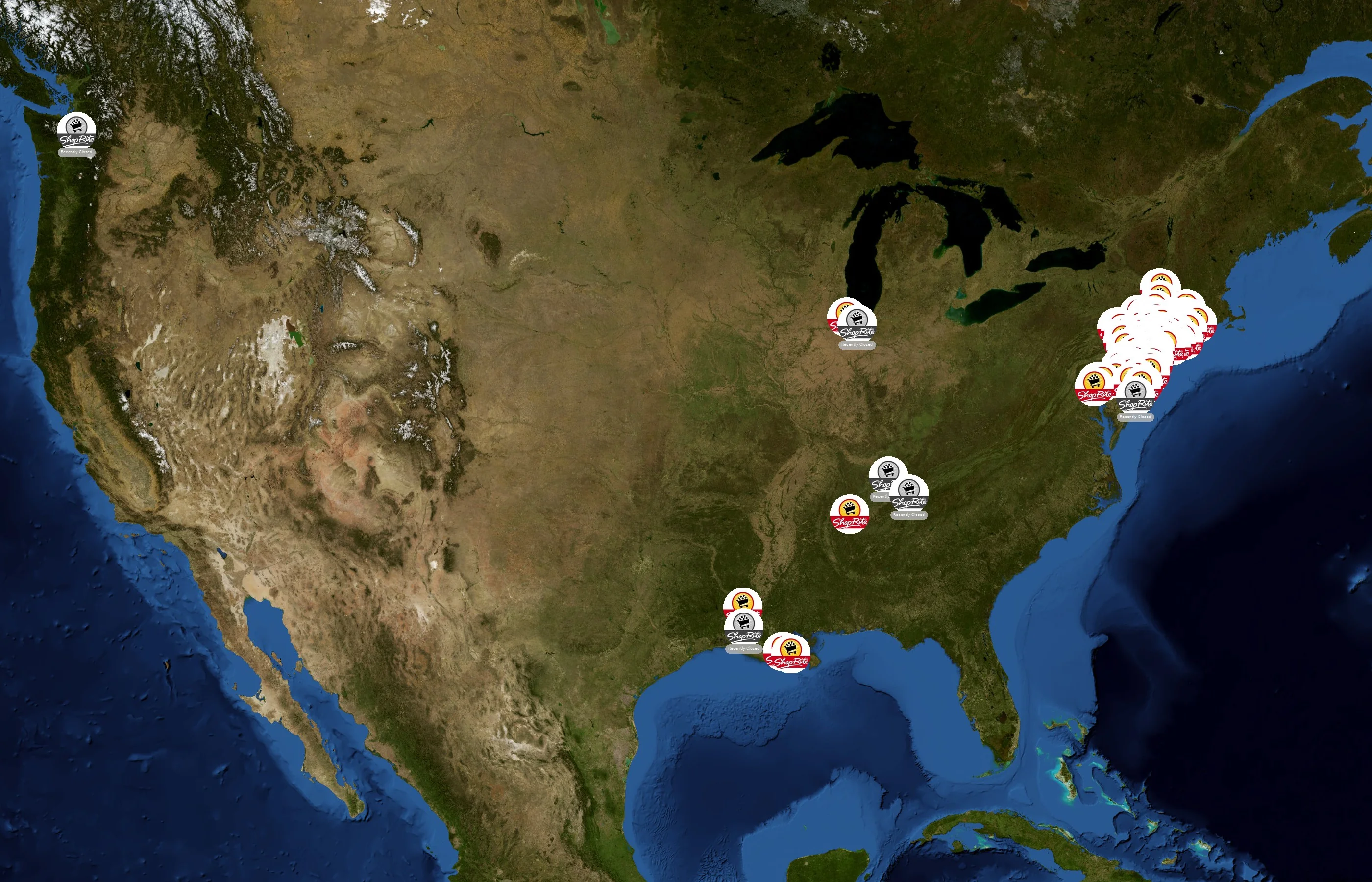 ShopRite state distribution