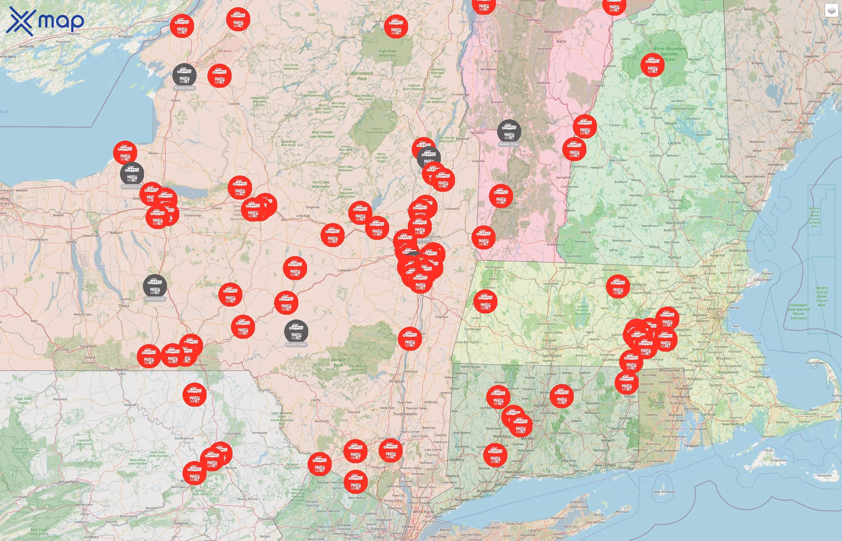 Price Chopper street hotspots