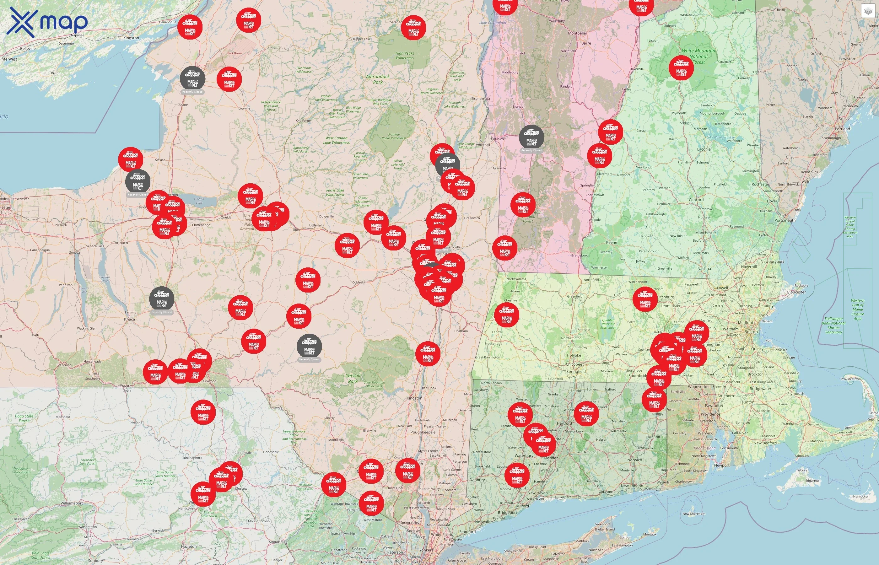 Price Chopper street hotspots