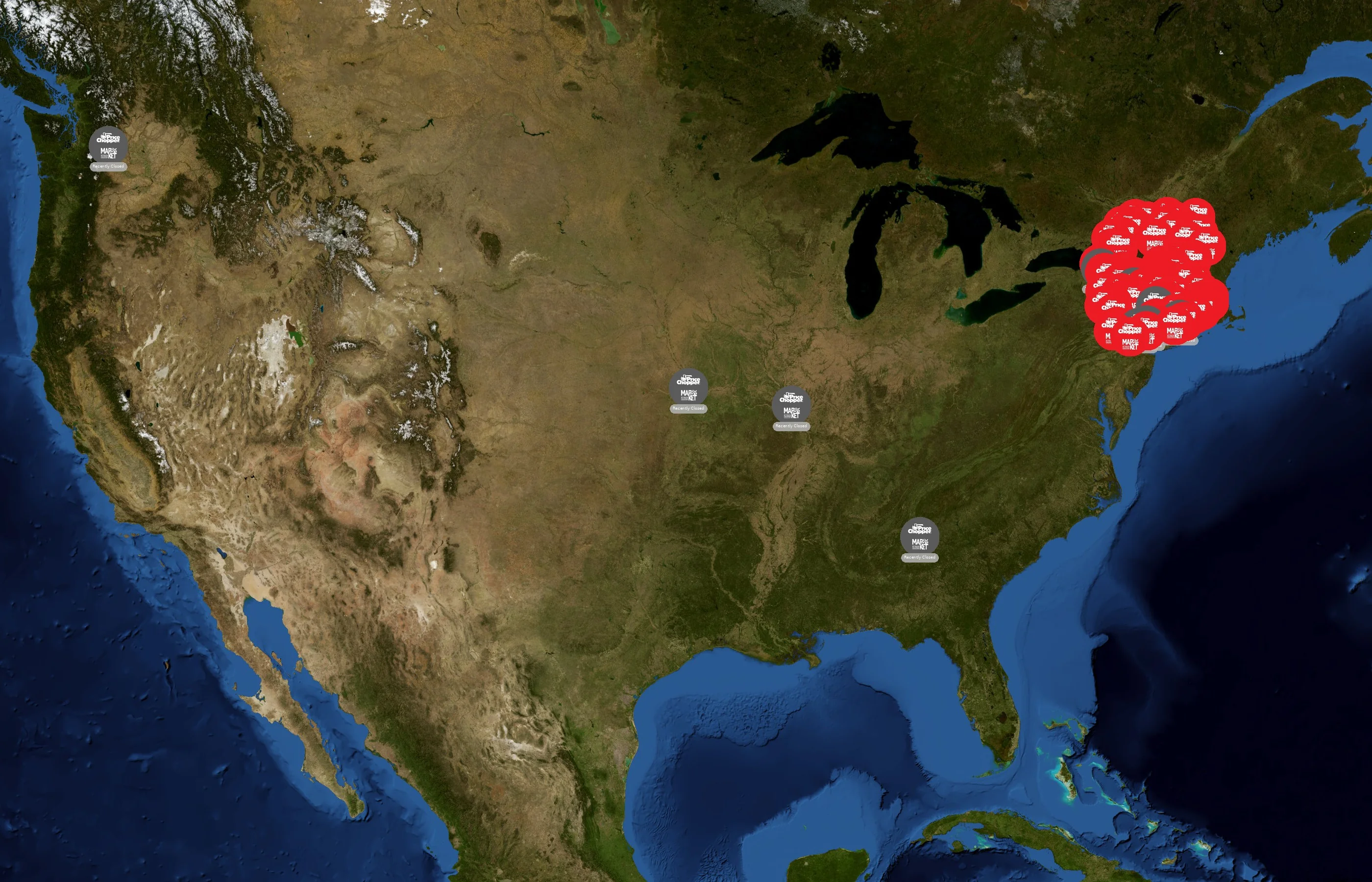 Price Chopper state distribution