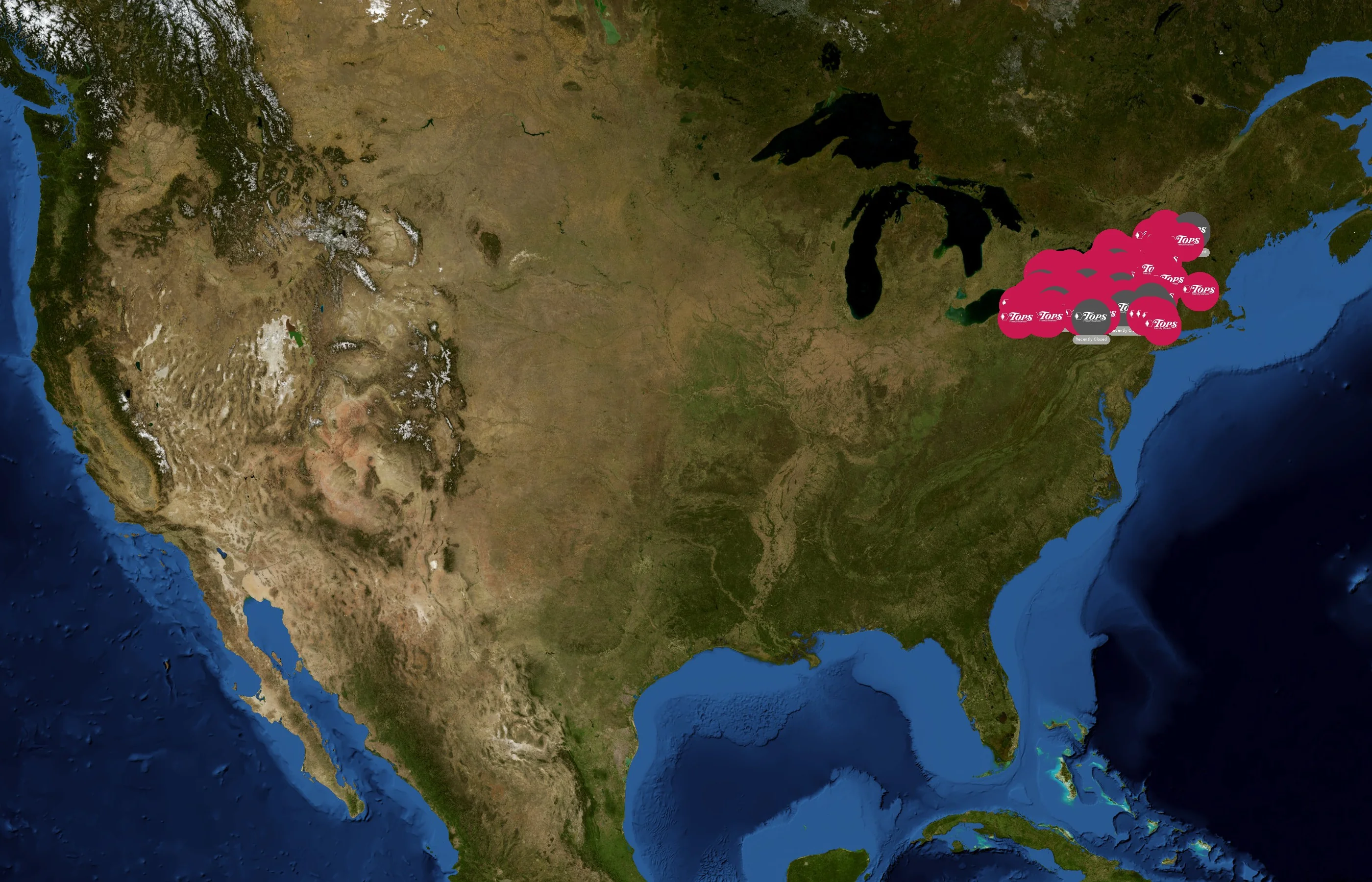 Tops Friendly Markets state distribution