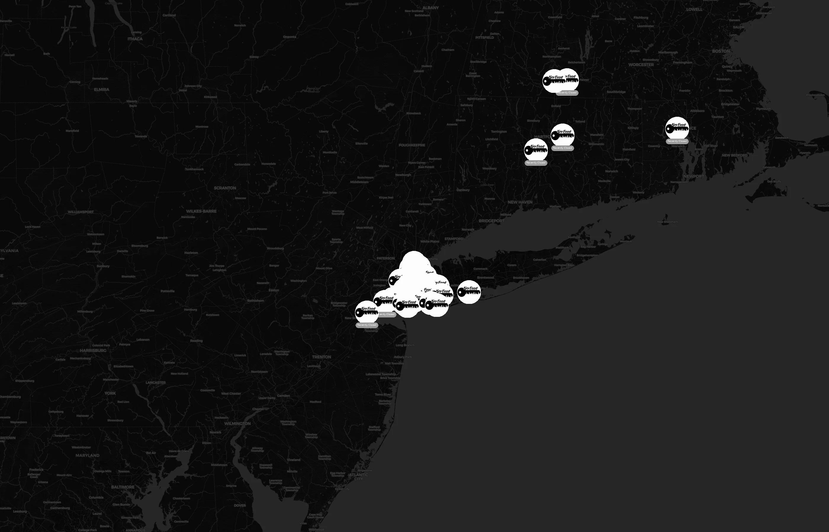 Key Food city distribution