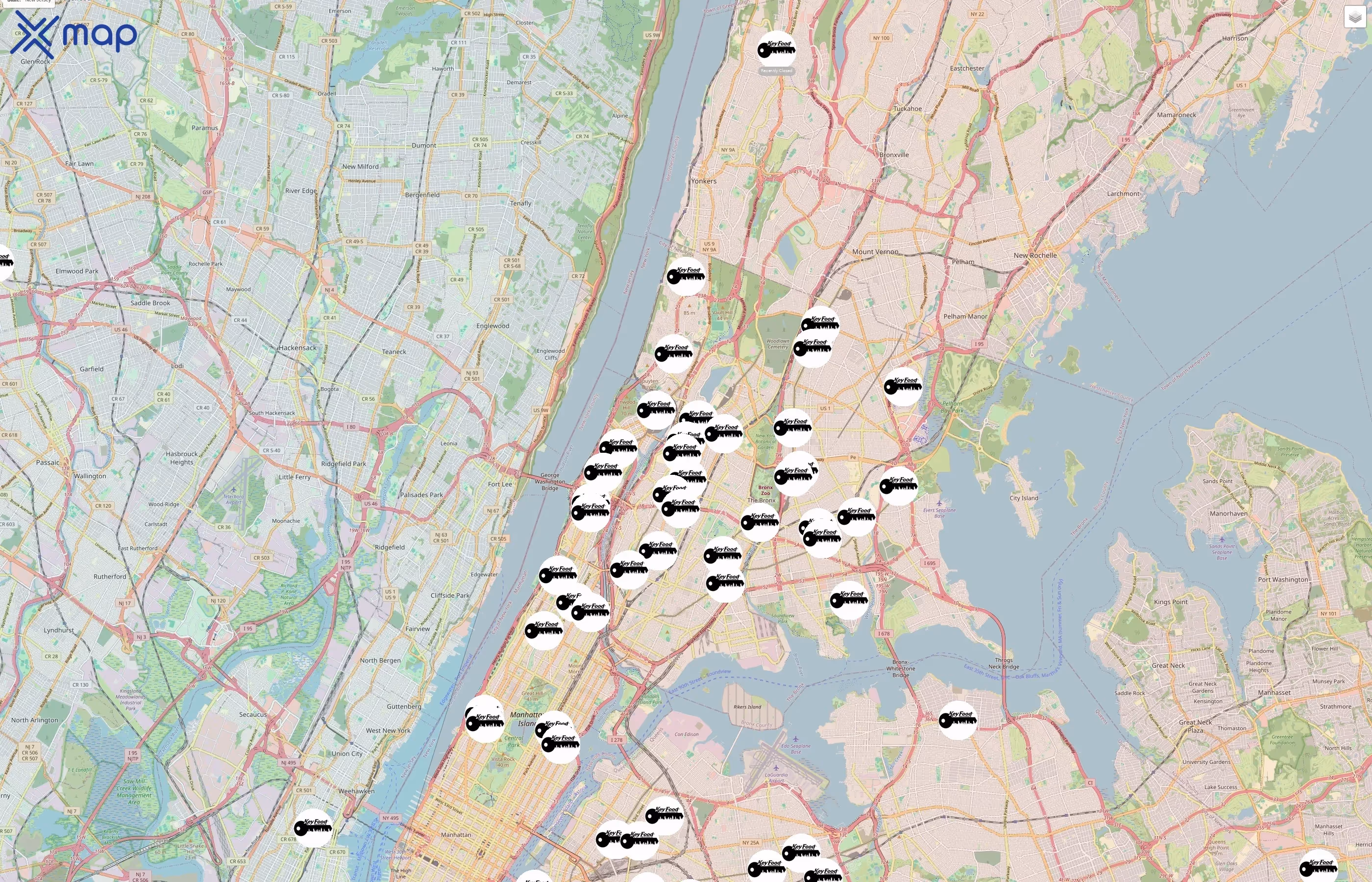 Key Food traffic data