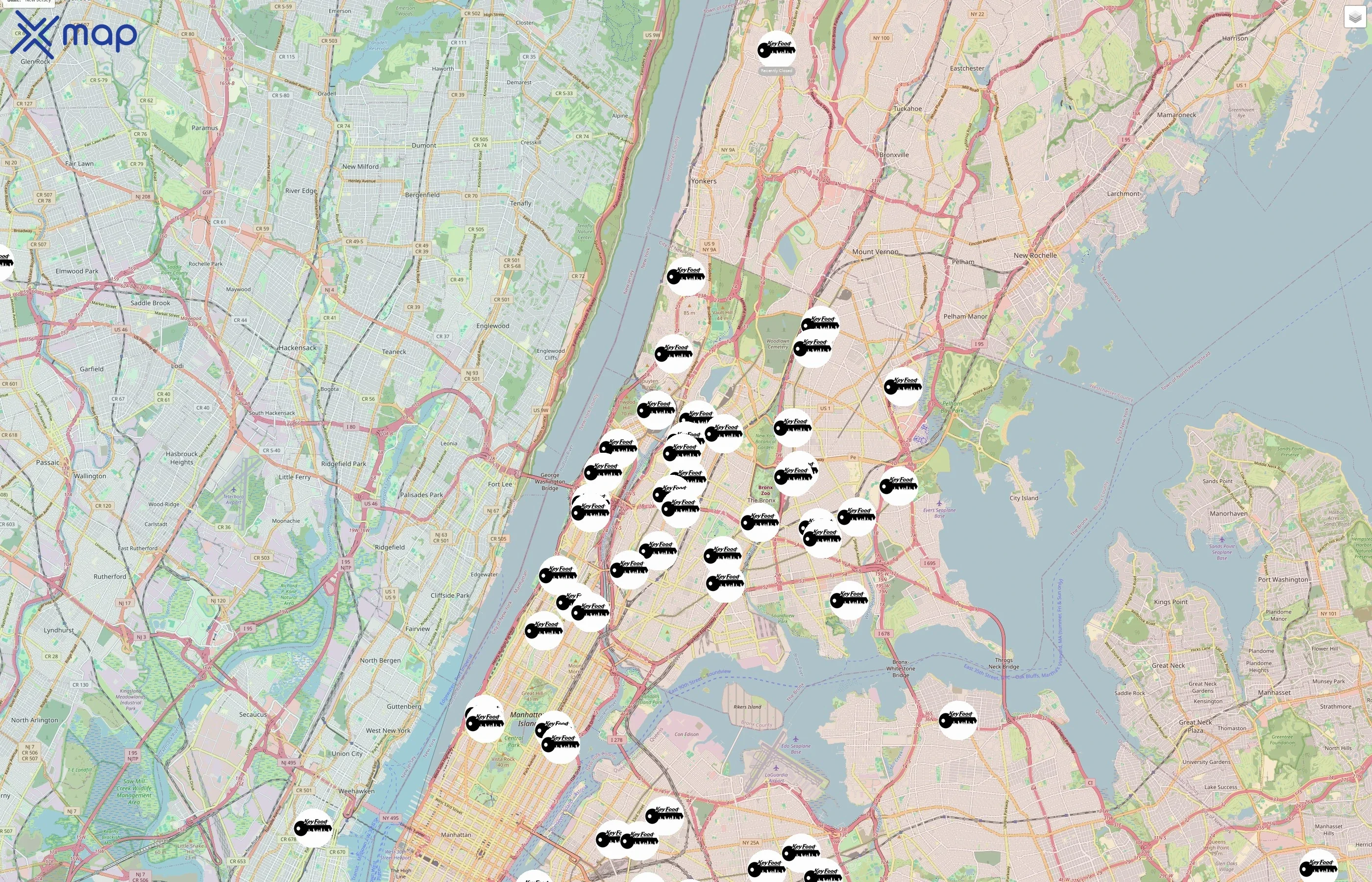 Key Food traffic data