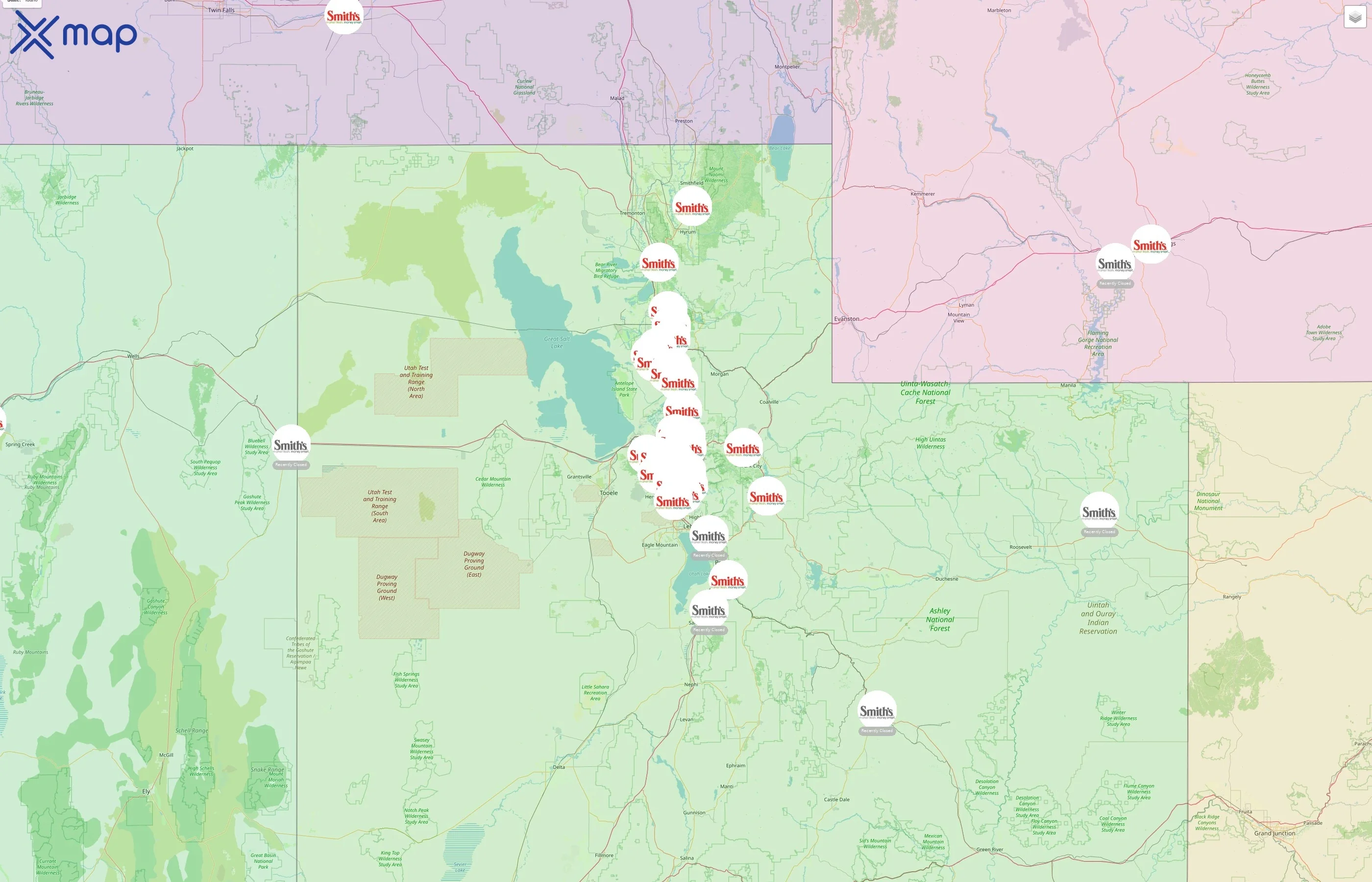 Smith's Food and Drug street hotspots