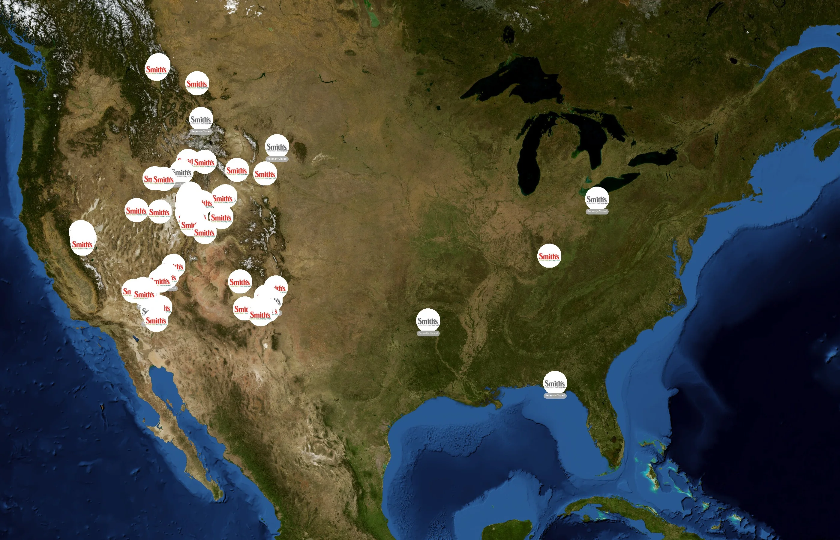 Smith's Food and Drug state distribution