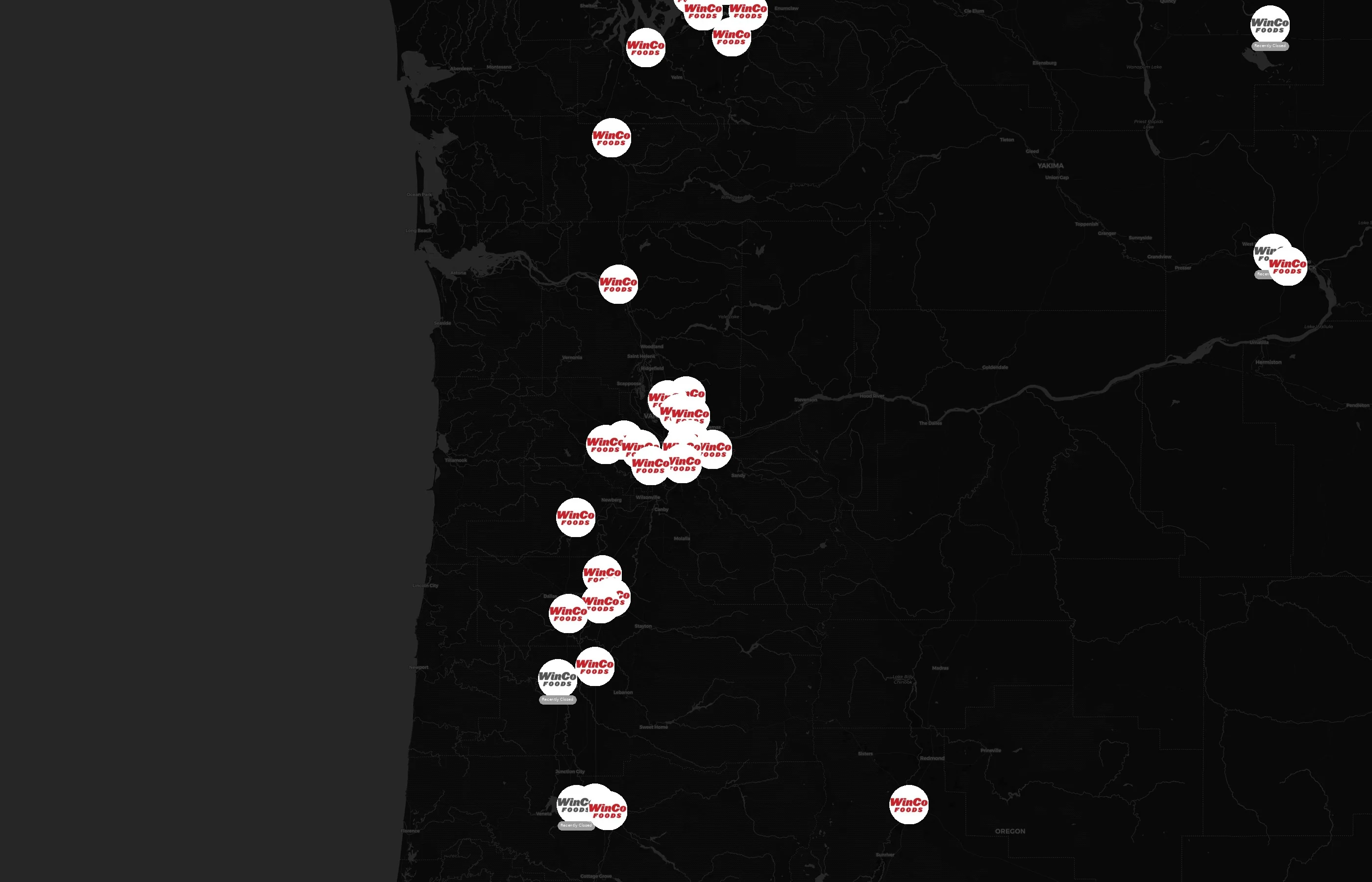 WinCo Foods city distribution