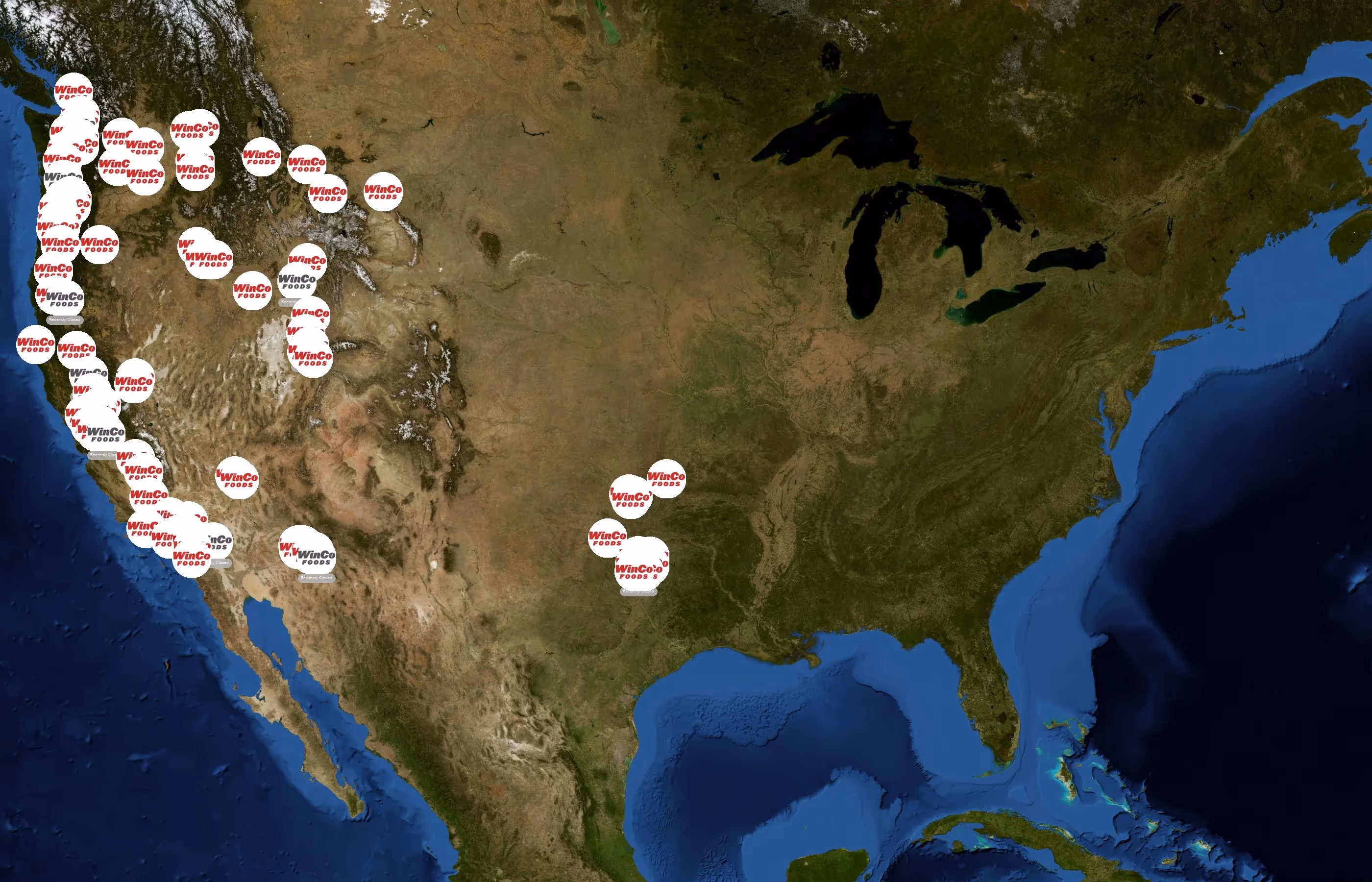 WinCo Foods state distribution