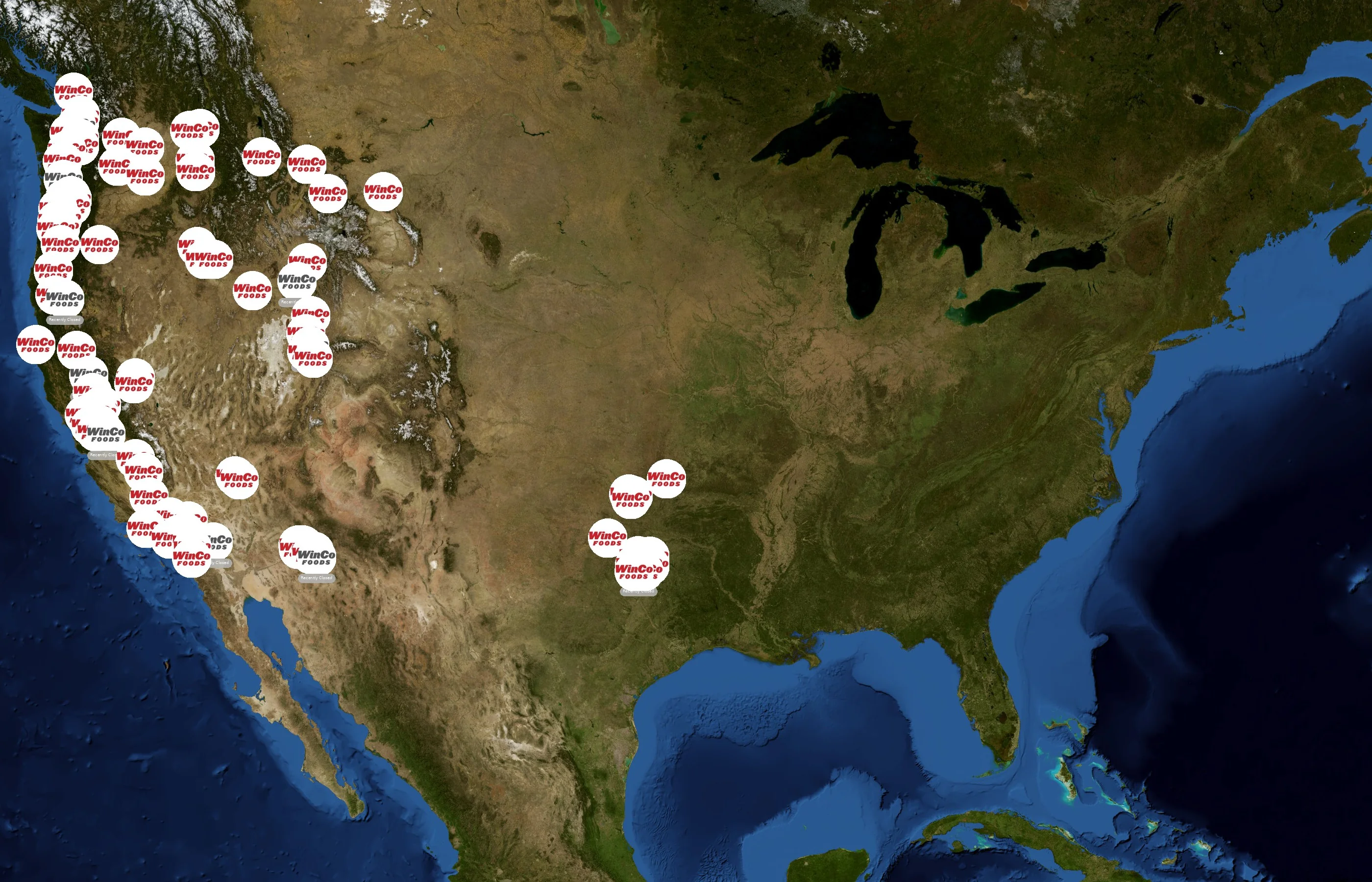 WinCo Foods state distribution