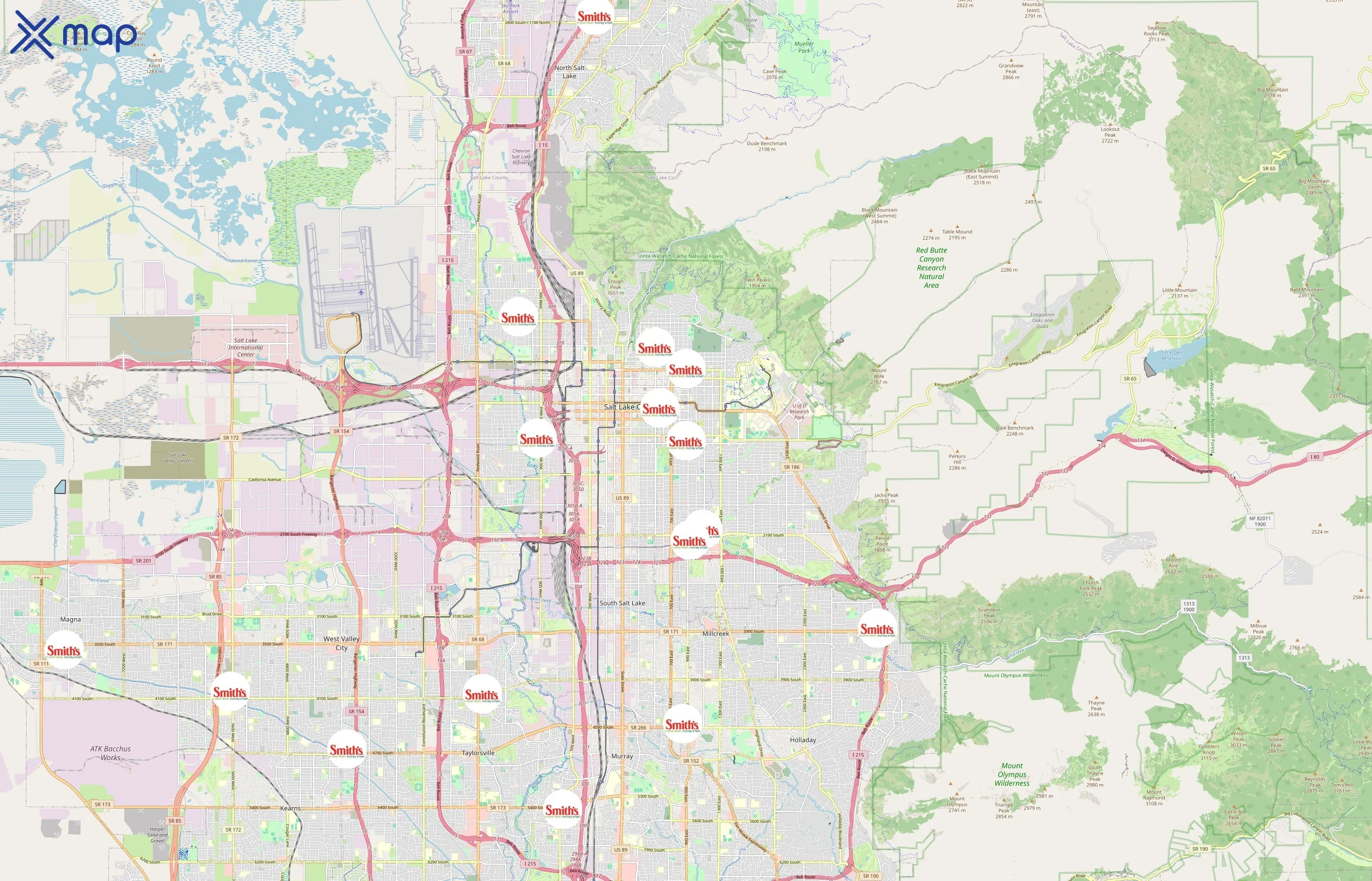 Smith's Food and Drug area coverage