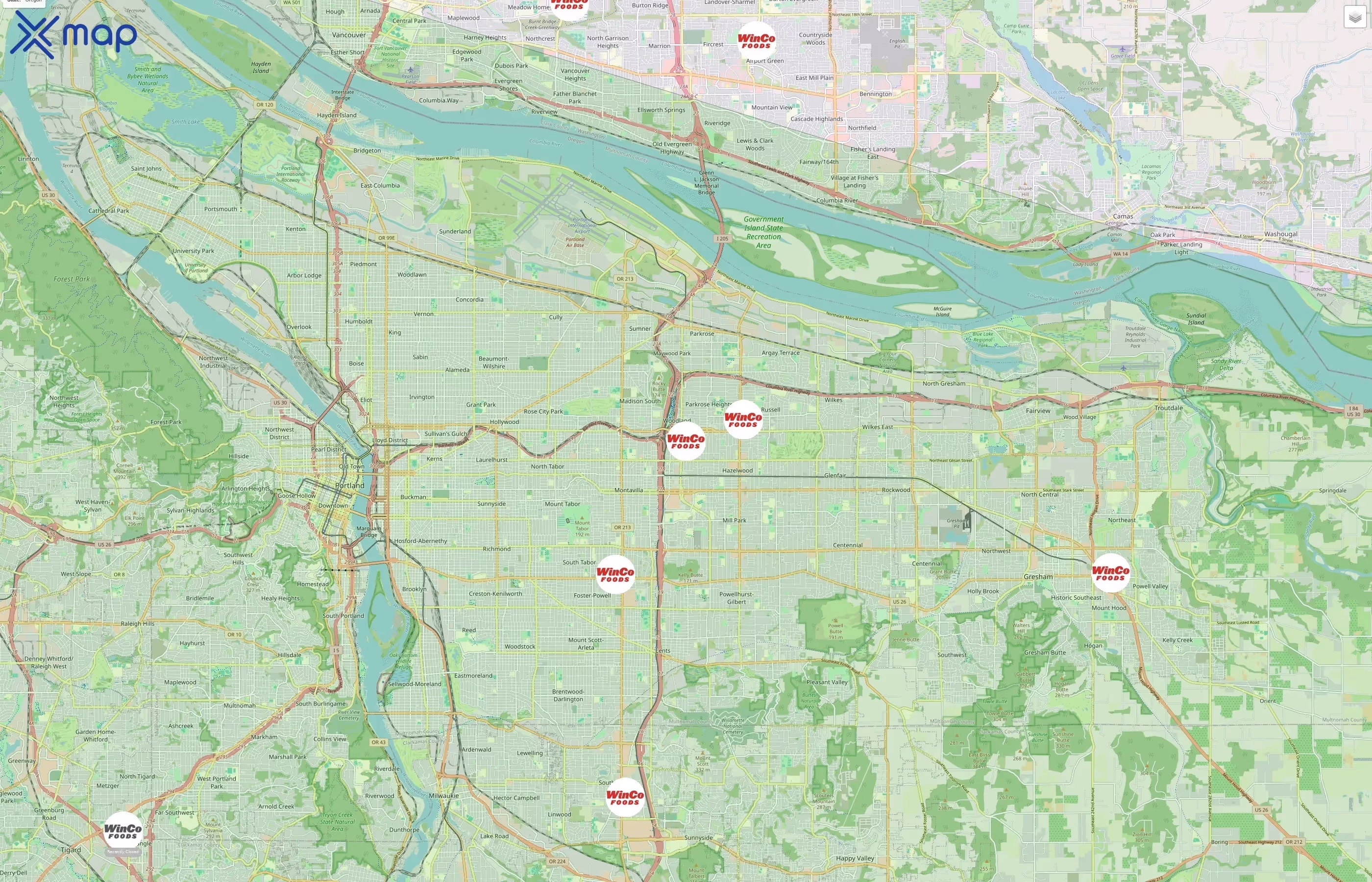 WinCo Foods traffic data