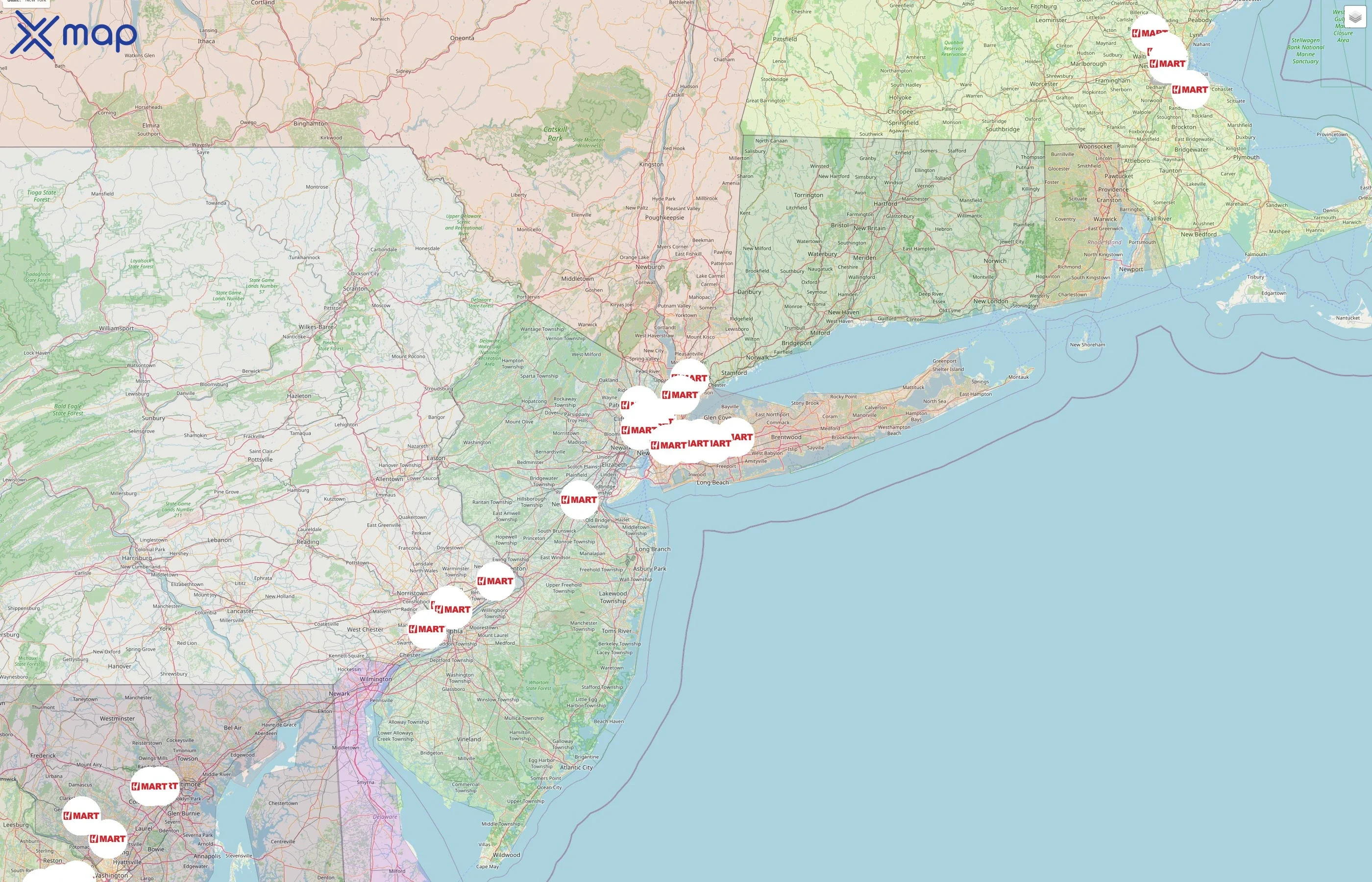 H Mart street hotspots