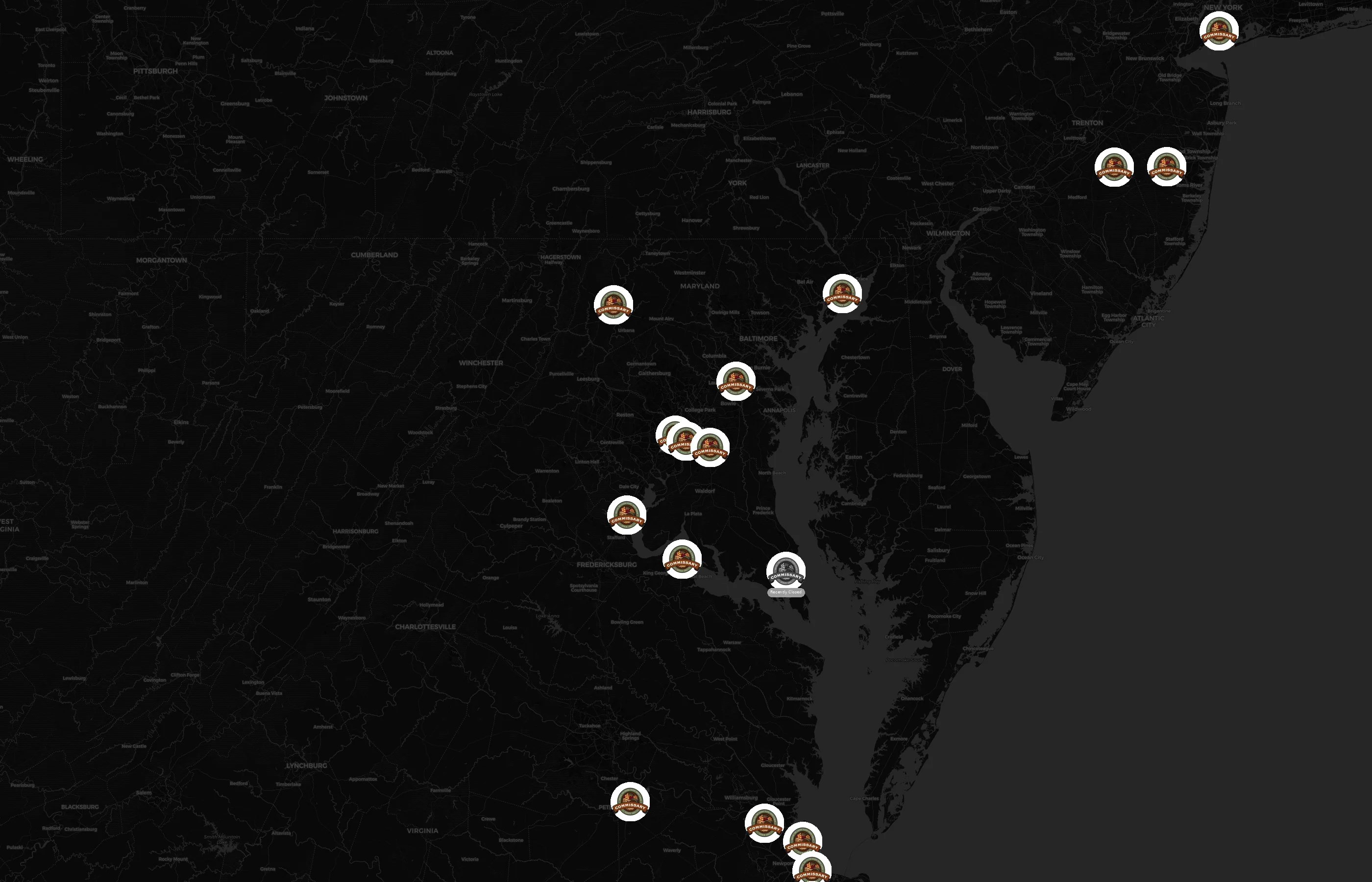 Defense Commissary Agency city distribution