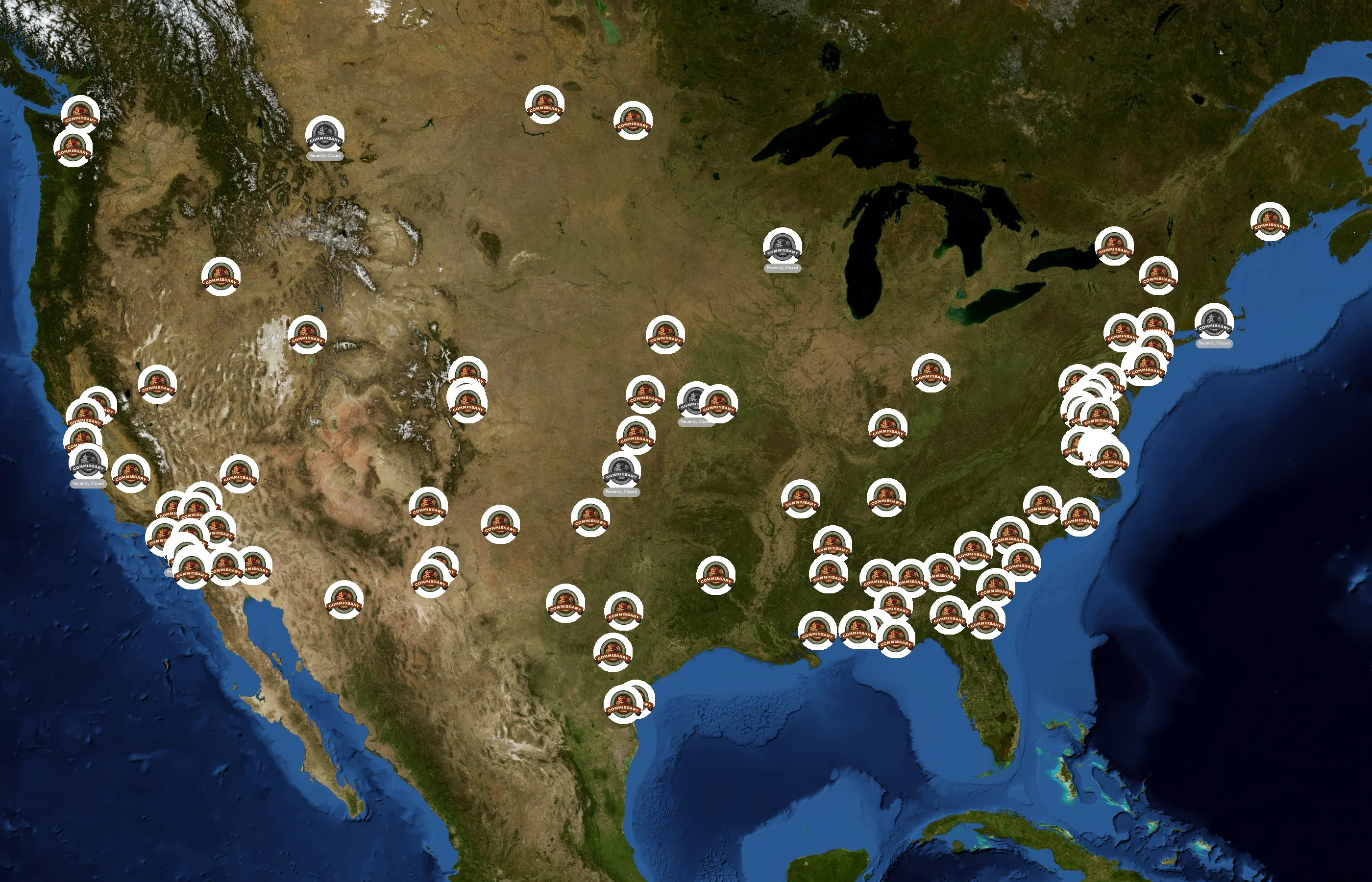 Defense Commissary Agency state distribution