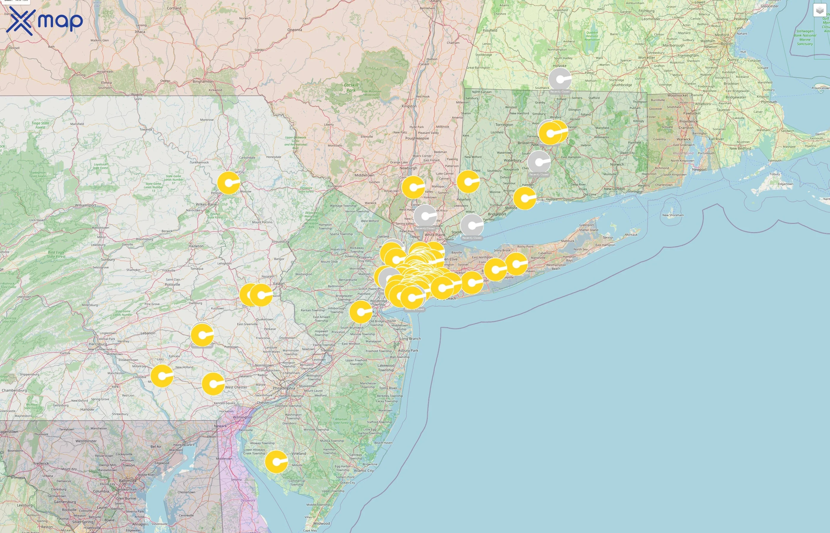 CTown Supermarkets street hotspots