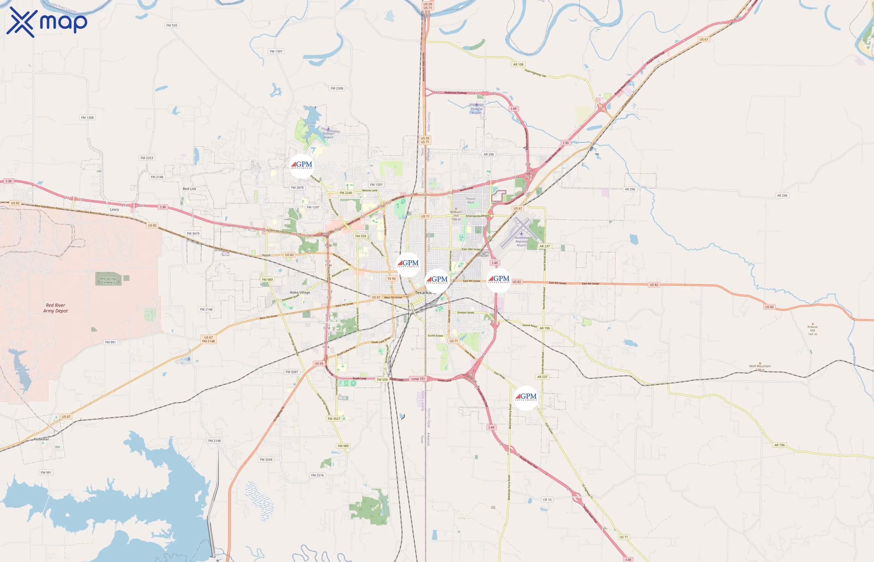 E-Z Mart area coverage
