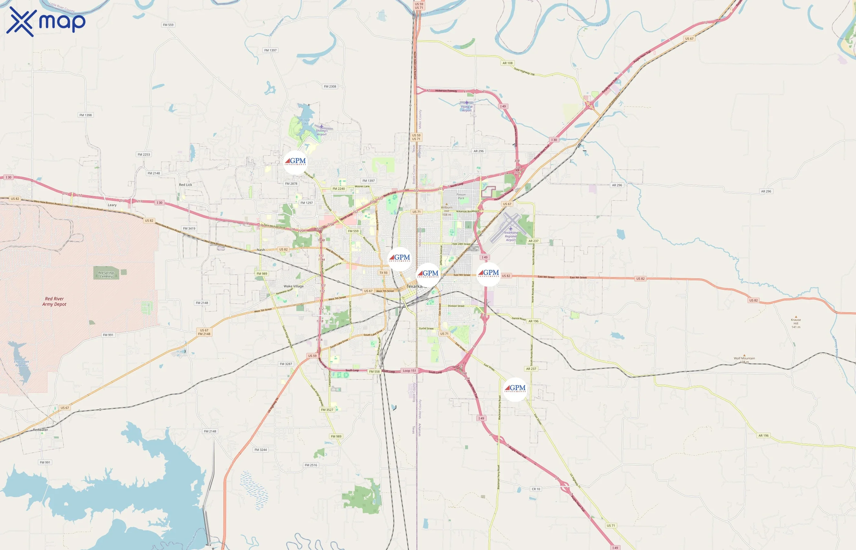 E-Z Mart area coverage