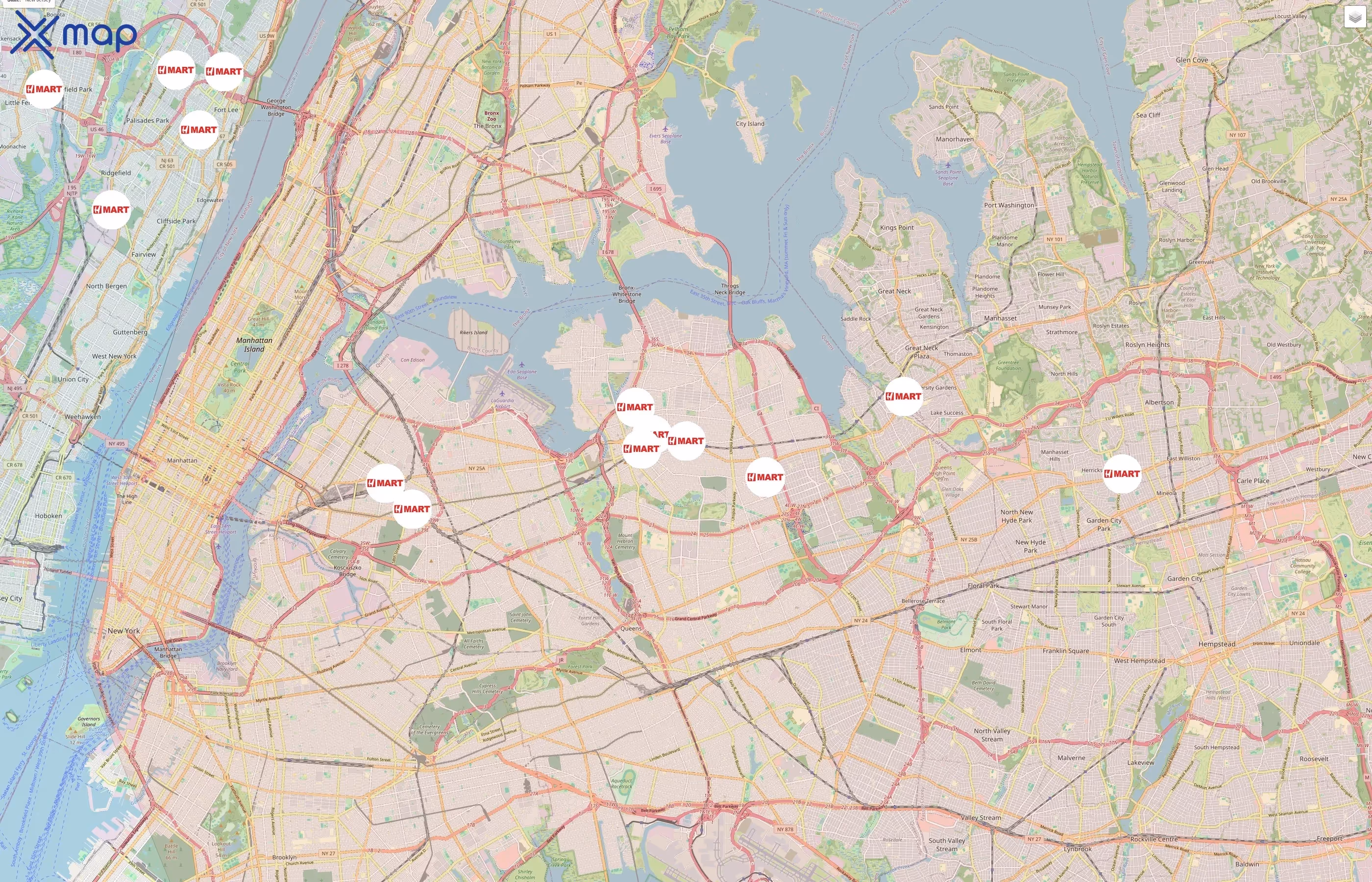 H Mart traffic data